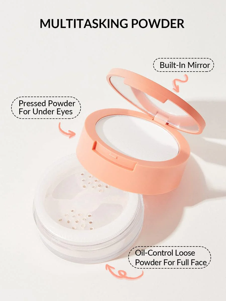 SHEGLAM Insta-Ready Face Powder Loose Under Eye Setting Powder - Translucent - Image 6