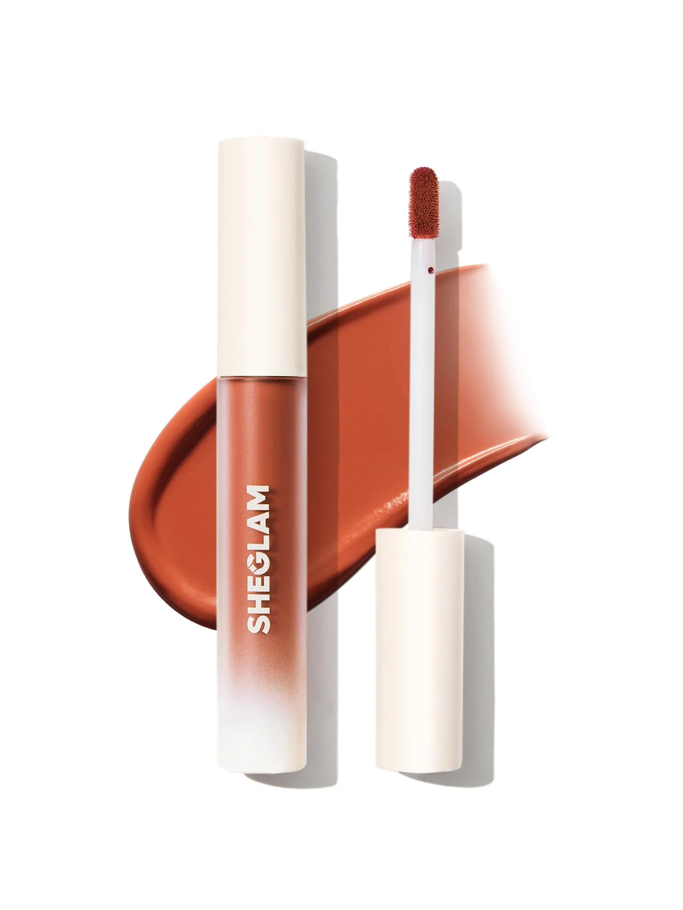 SHEGLAM Matte Allure Liquid Lipstick Long Lasting High Pigment Lipstick Nourishing Sunflower Oil Reduce Lip Care-Misty Rose