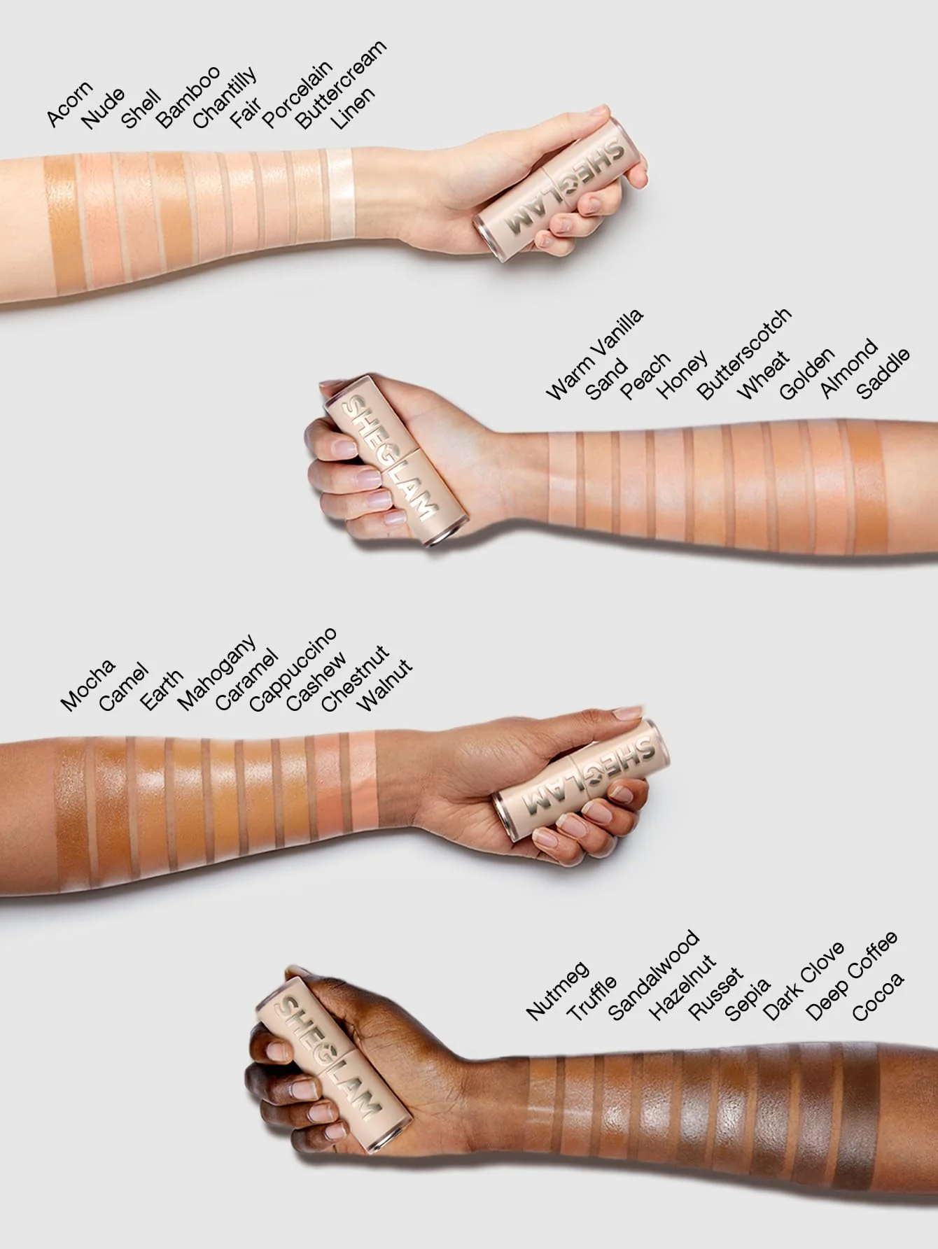 SHEGLAM Skin Magnet High Coverage Foundation Stick Longwear Medium Face Makeup for All Skin Types-Fair - Image 2