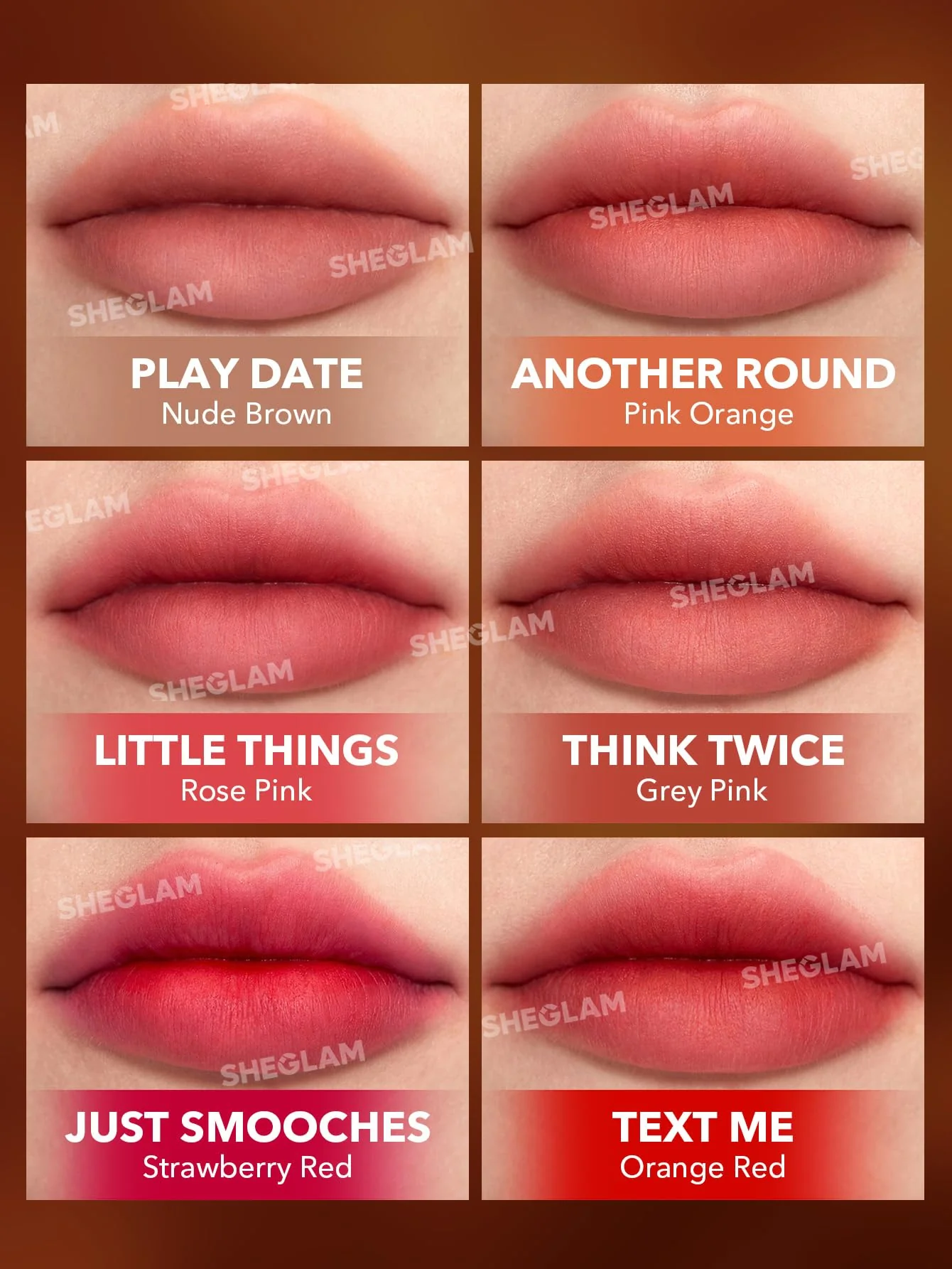 SHEGLAM Soft Haze Lip Blur Waterproof Liquid Lipstick Matte Transfer-Proof Lip Tint Lasting Super Stay Lip Stain-Another Round - Image 3