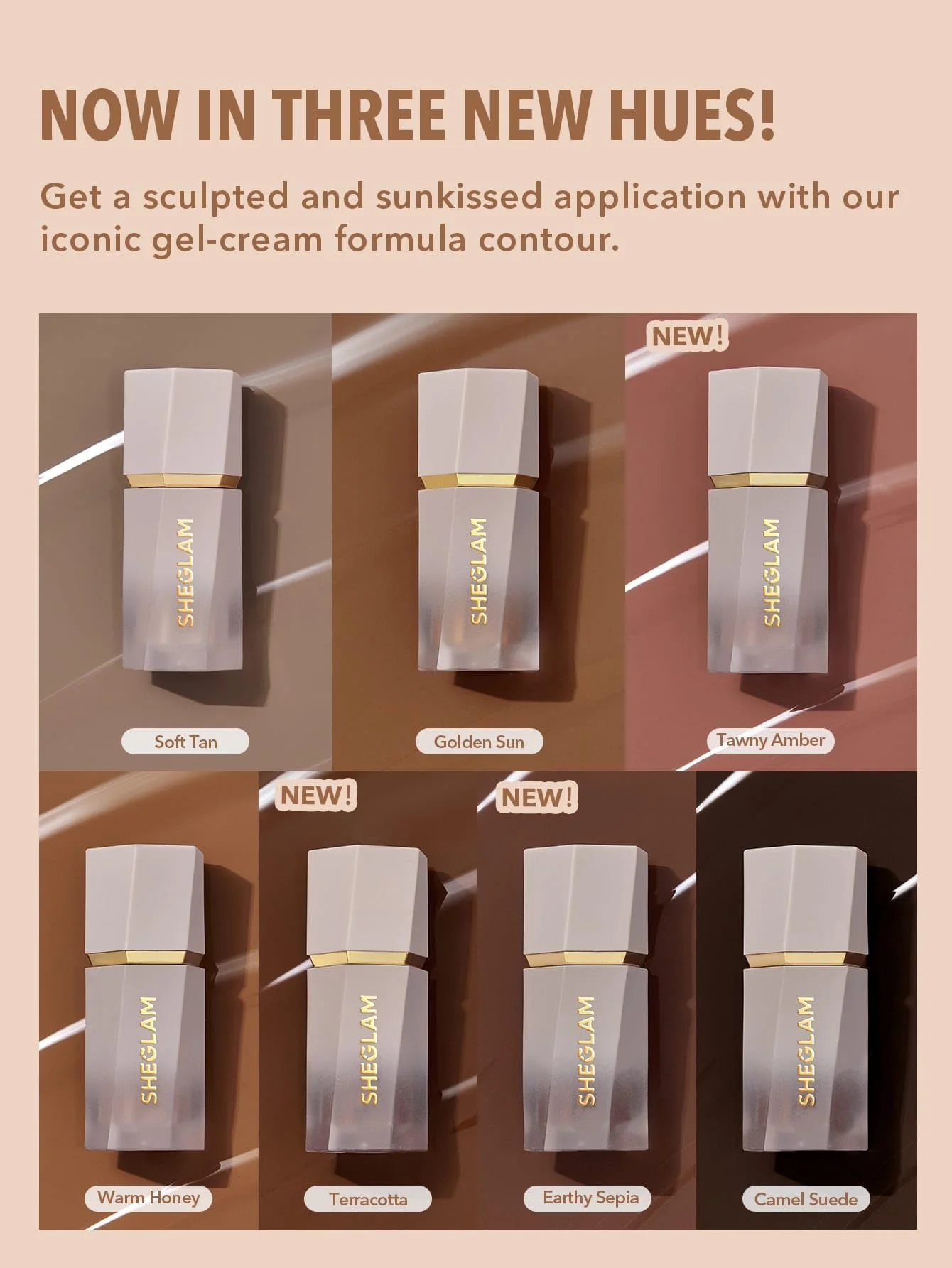 SHEGLAM Sun Sculpt Cool Toned Liquid Contour Stick Long Lasting Cream Bronzer Makeup - Terracotta - Image 7