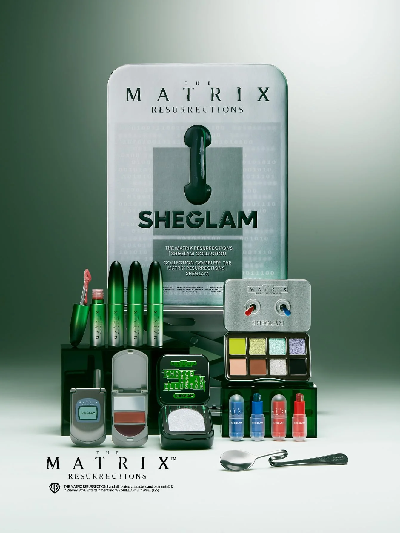 SHEGLAM The Matrix Collection Set All in One Makeup Kit Includes PaletteLip Balm Highlighter Lip Gloss Blush Make Up Gift Set for Women - Image 9