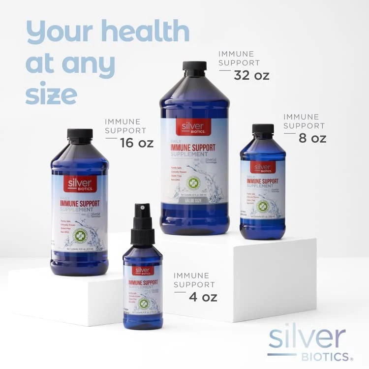 Silver Biotics Patented Multivalent SilverSol Technology | Ag₄O₄ 10 PPM Immune Support | Bio-Hacking Immune Building Natural Support | 8 Fl Oz - Image 2