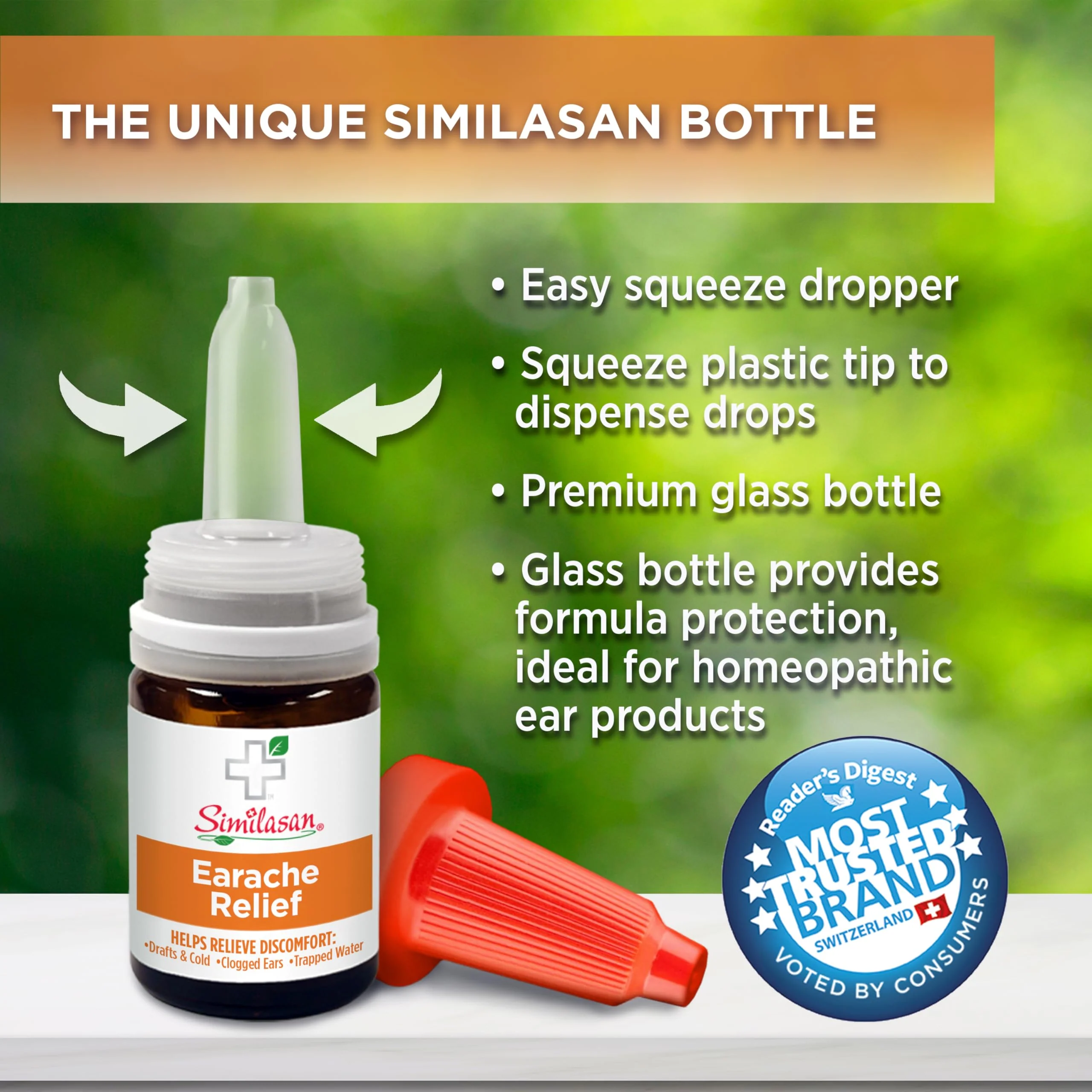 Similasan Earache Relief Ear Drops 0.33 Ounce Bottle, #1 Pharmacist Recommended for Ear Pain - Image 4