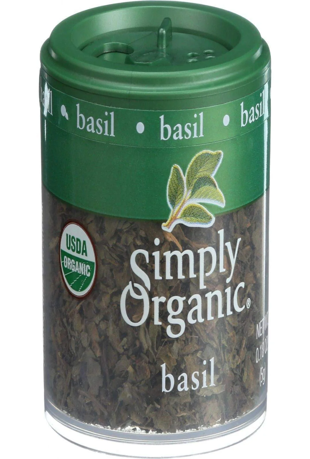 Simply Organic Mini Basil, 0.18 oz