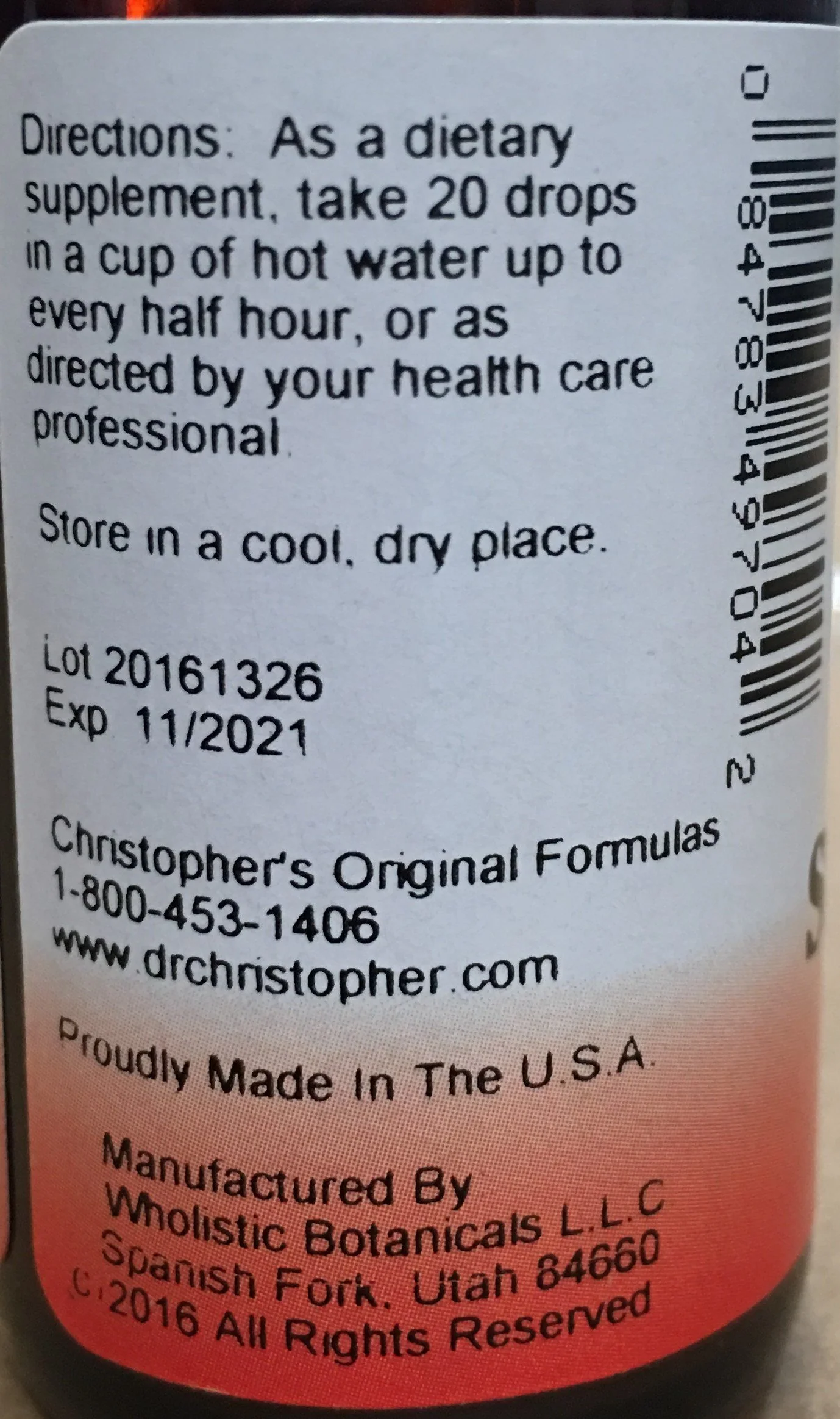 Sinus & Lung Dr. Christopher 1 oz Liquid - Image 4