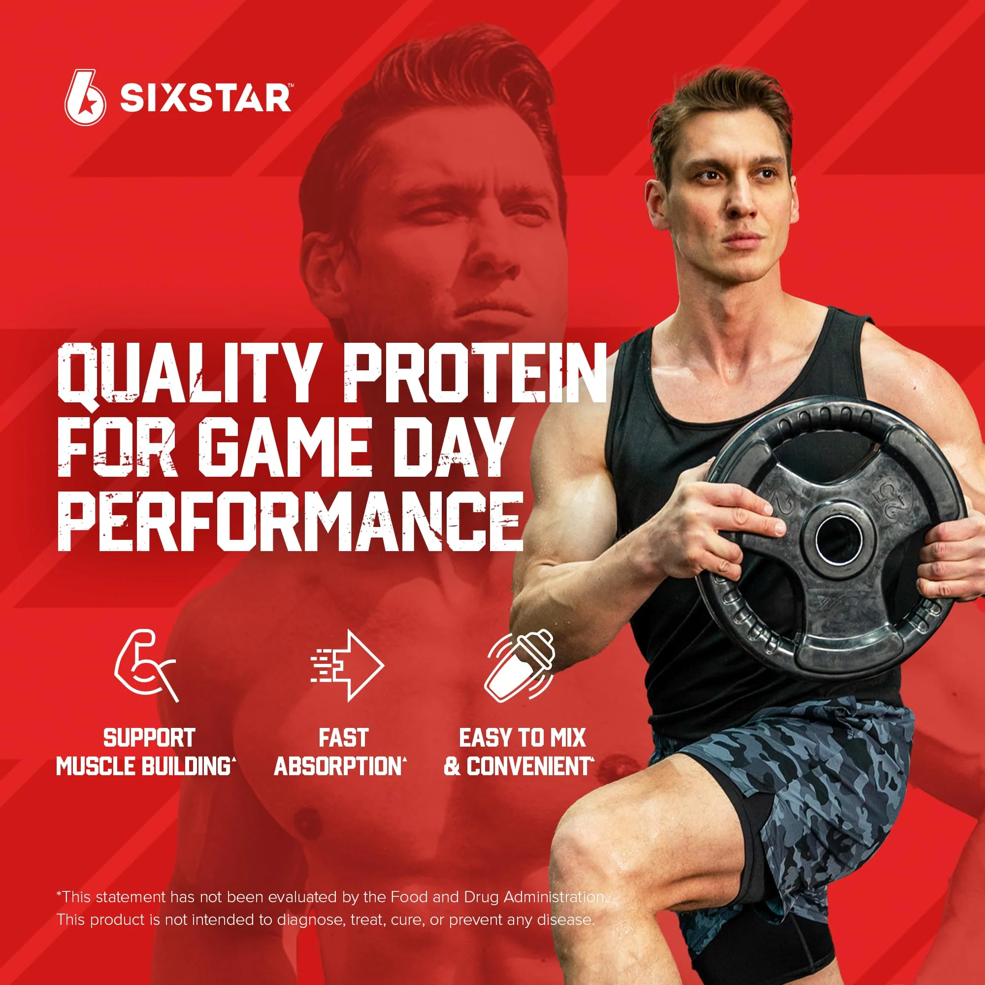 Six Star Whey Protein Powder Plus - Muscle Building & Recovery Formula with Whey Isolate Powder, BCAAs, 30g Protein, Immune Support - Post-Workout Supplement - Vanilla Cream, 1.8 lbs - Image 6