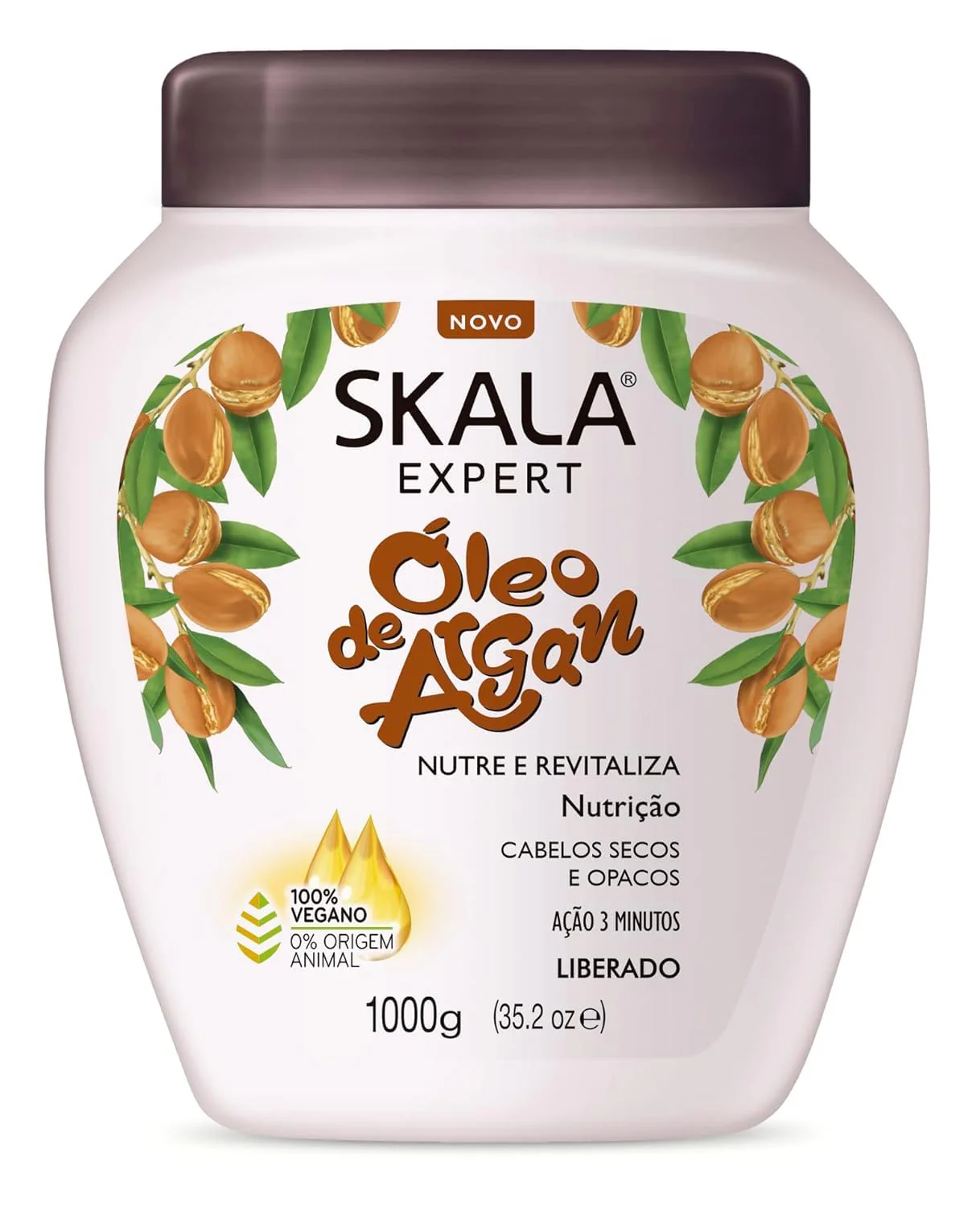 Skala Oleo De Argan Marroquino, Rapido 3 Minutos 1kg 35.2 Oz by Skala