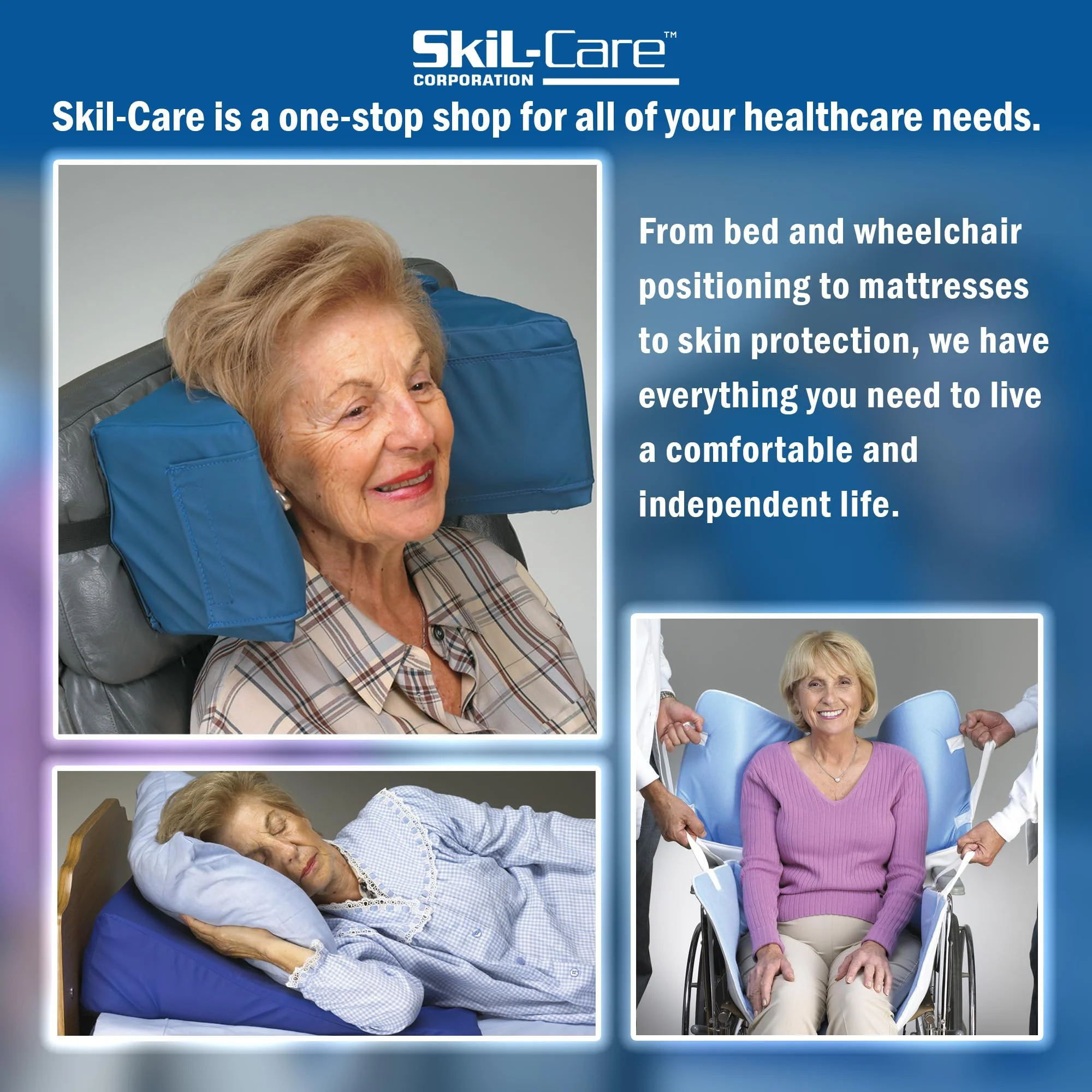 Skil-Care Economy Foam Limb Holder with Single Strap, Universal Size, Soft Foam Cuff with Hook and Loop Closure, Non-Slip Buckle, Wrist or Ankle Restraint, White, 306044 - Image 4