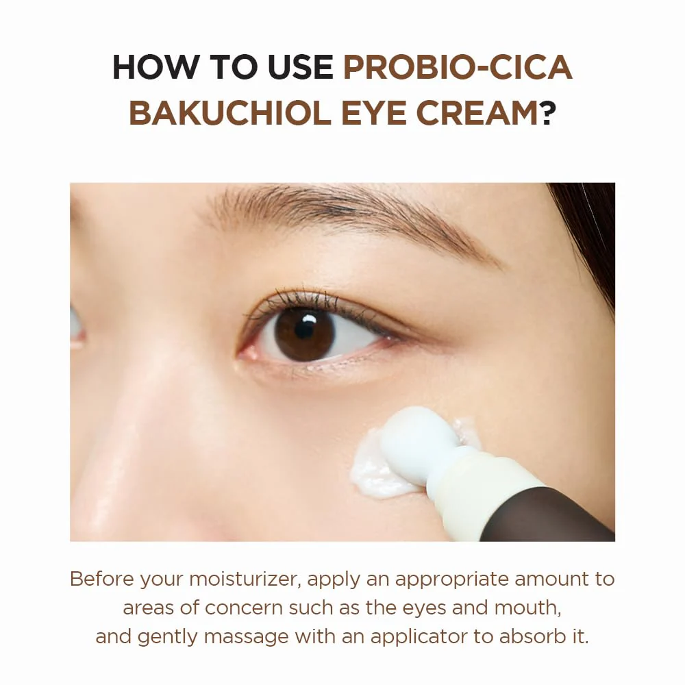 SKIN1004 Centella Probio-Cica Bakuchiol Eye Cream, Korean Eye Cream for Fine Lines with Centella, Hydrating Eye Treatment for Under Eye Area, Retinol Alternative, Korean Skin Care, 0.68 fl.oz / 20ml - Image 3