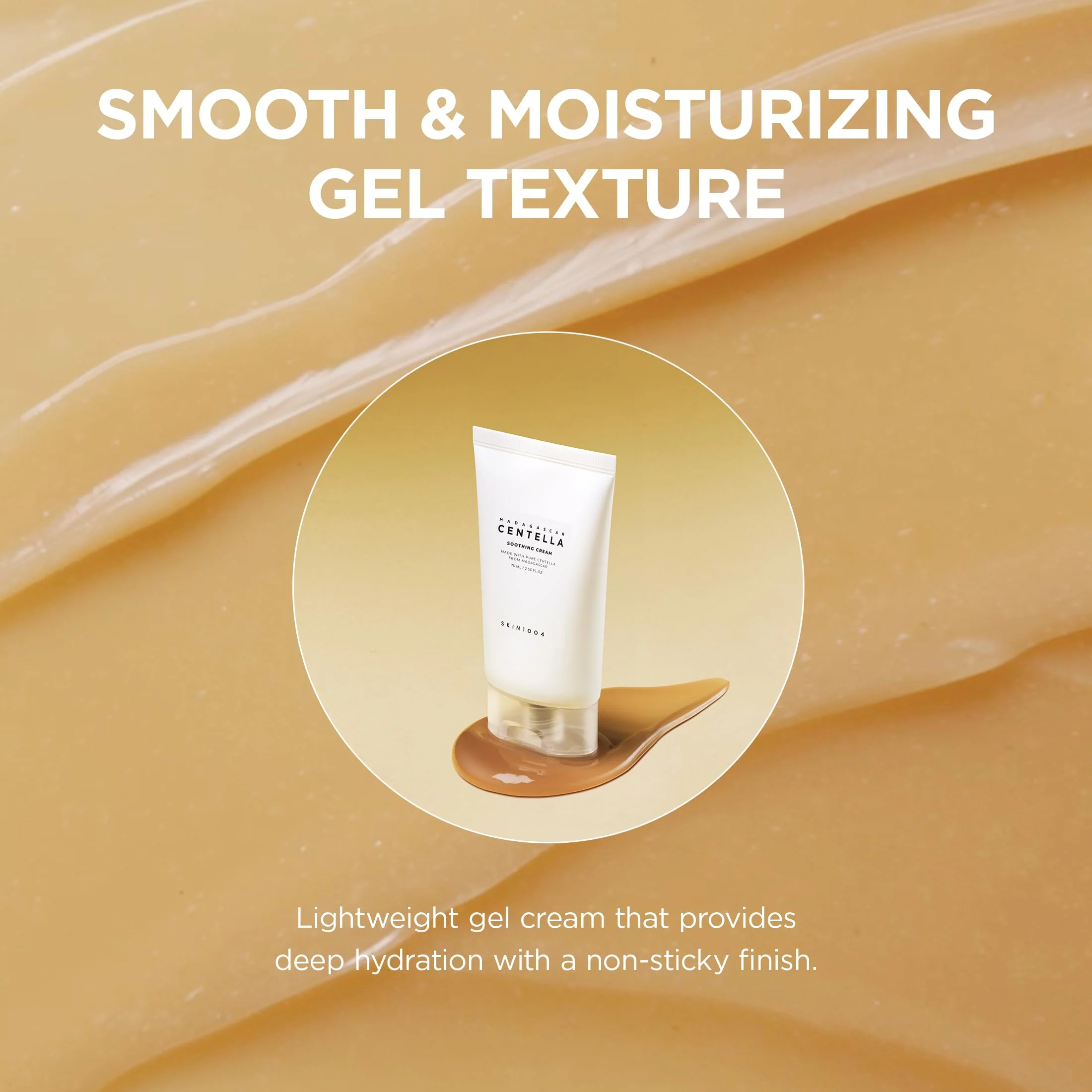 SKIN1004 Centella Soothing Cream, Face Moisturizer with Centella Asiatica, Korean Centella Moisturizer Cream for Soothing & Skin Barrier Support, Cica Gel Cream, Korean Skin Care, 2.53 fl.oz / 75ml - Image 4