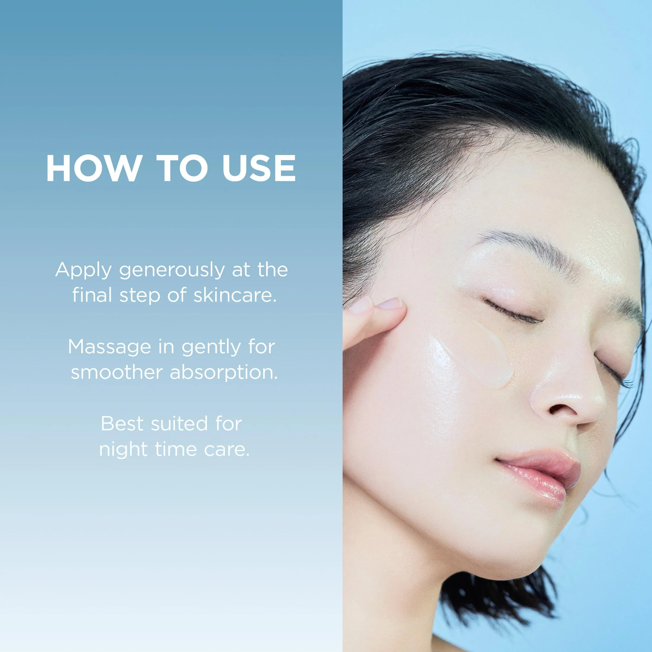 SKIN1004 Hyalu-CICA Sleeping Pack 3.38 fl.oz, 100ml Melatonin Hyaluronic Acid Centella Asiatica Extract Moist and Revitalization Multi Care Solutions - Image 4