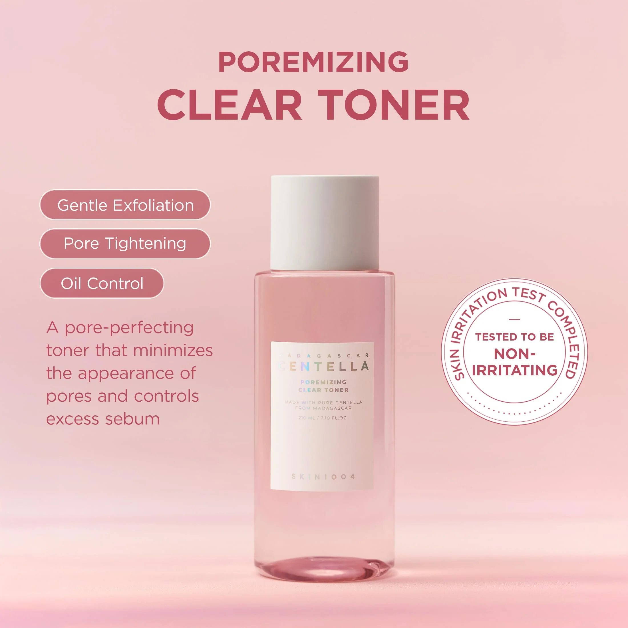 SKIN1004 Poremizing Clear Toner 7.10 fl.oz, 210ml, Korean Face Toner with Himalayan Pink Salt & Madagascar Centella, Facial Toner for Pore Care & Oil Balance, Hydrating Essence, Korean Skin Care - Image 10