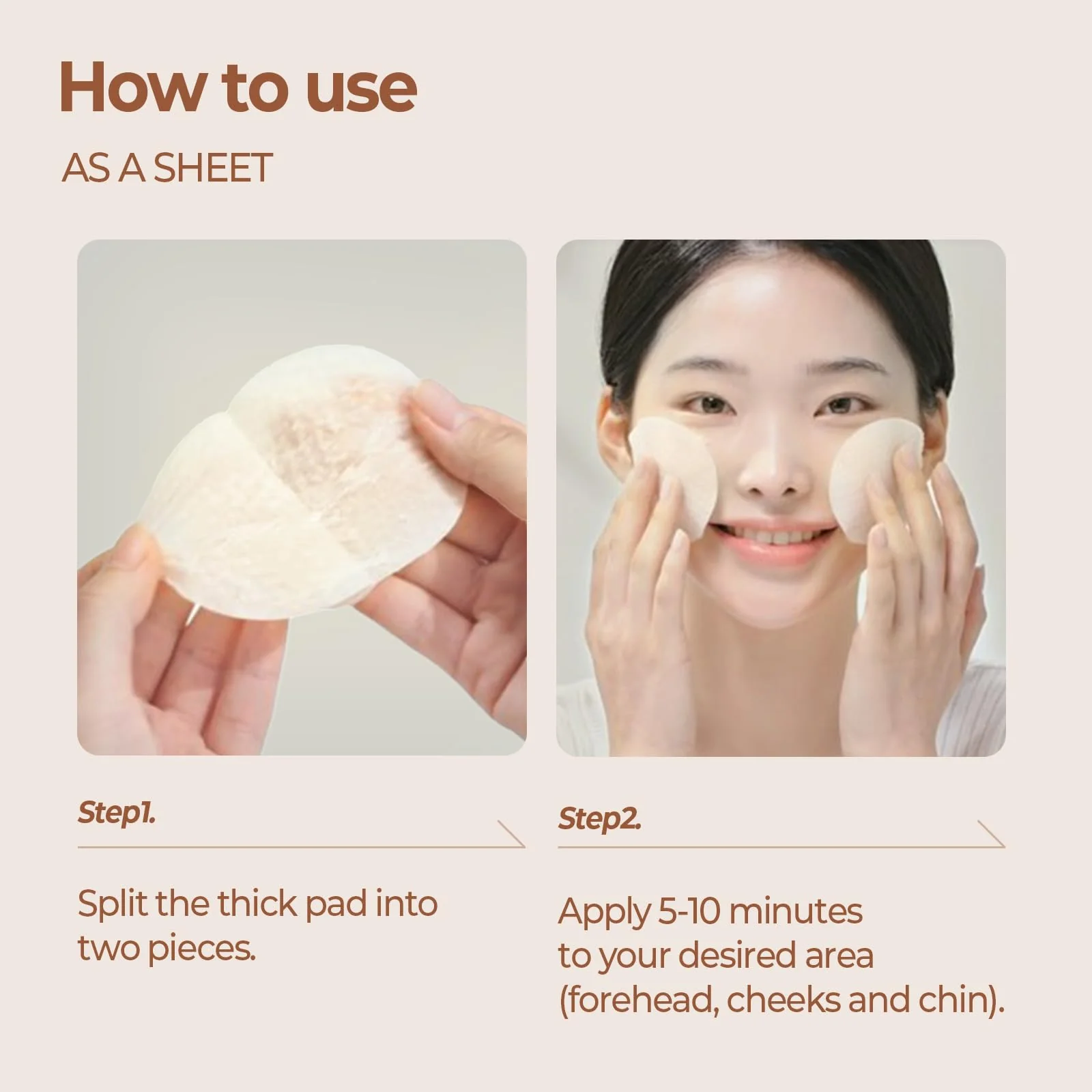 SKINFOOD Acorn Pore Peptide Toner Pad, Korean Skincare Facial Toner, Pore Tightening, Elasticity, Skin Texture Improvement, Firming Up Sagging Skin 8.81 oz (60 Pads) - Image 2