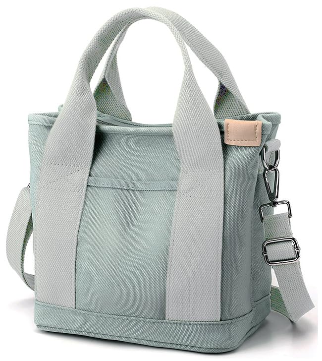 Small Tote Bag with Zipper Tote Bag for Women Canvas Crossbody Bag Shoulder Bag Satchel Hobo Bag Messenger Bag 2025 - Image 7