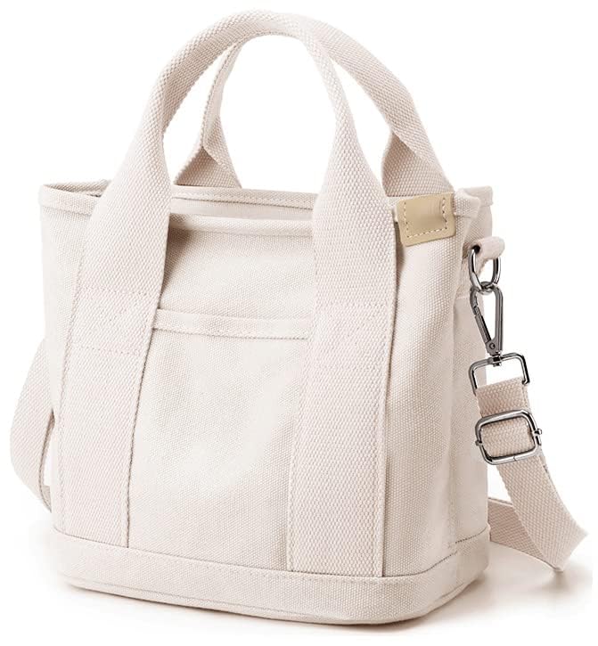 Small Tote Bag with Zipper Tote Bag for Women Canvas Crossbody Bag Shoulder Bag Satchel Hobo Bag Messenger Bag 2026 - Image 7