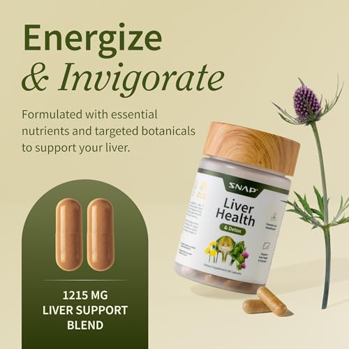 Snap Supplements Liver Health & Detox - Milk Thistle Supplement Supports Healthy Liver and Digestive Health, 60 Vegetarian Capsules (1 Month Supply) - Image 10