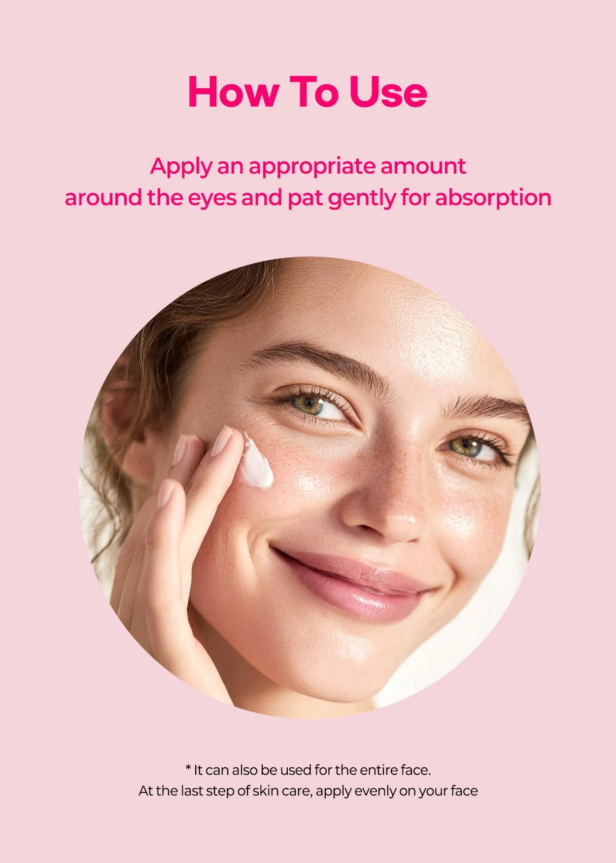 Snp 6 Peptides + 5 Hyaluronic Acid Eye Cream | Moisturizing & Soothing Under Eye Cream for Dark Circles and Puffiness | Korean Skincare Eye Repair Lotion | Peptaronic | 1.69 Fl Oz - Image 4
