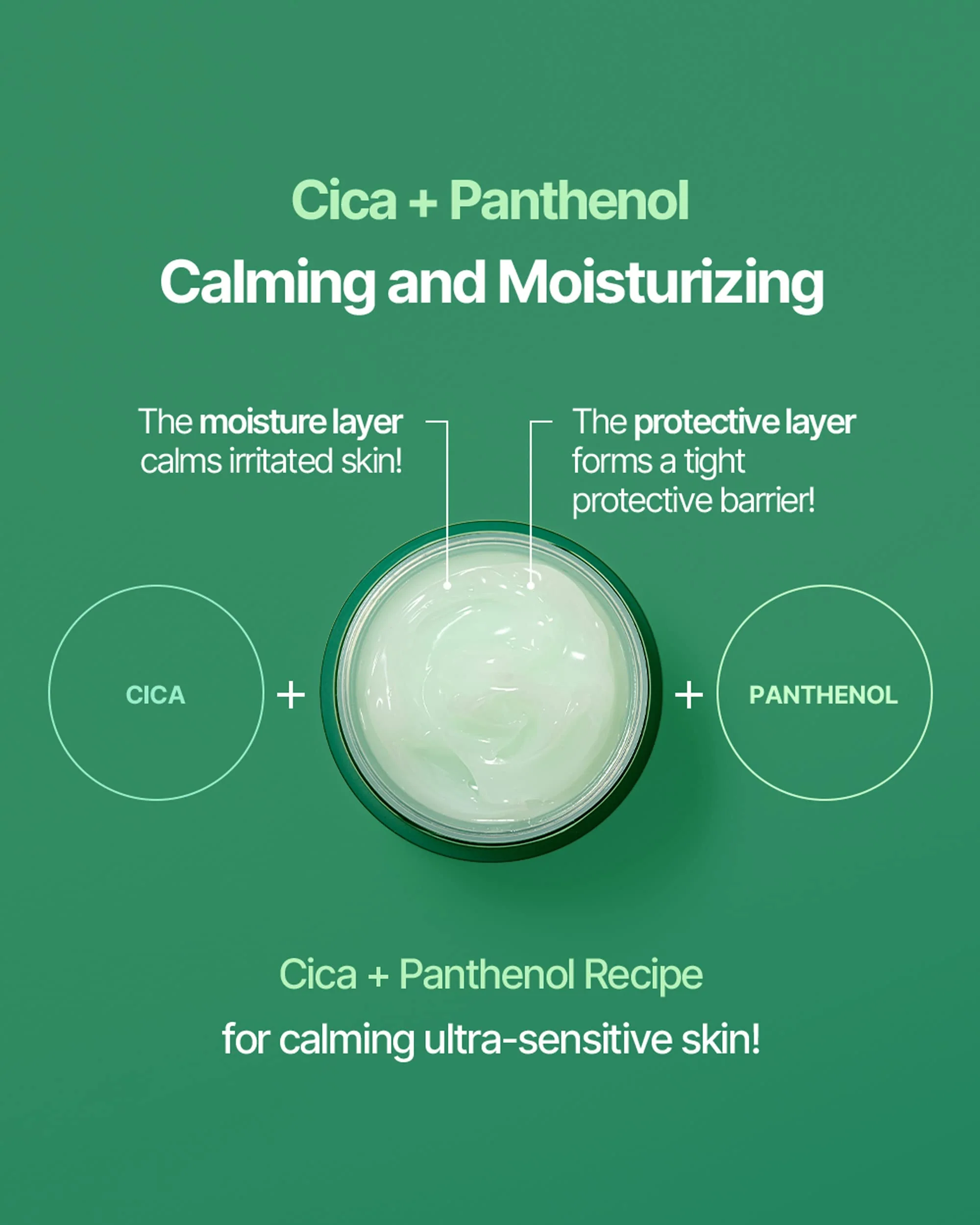 SNP CICA Panthenol Moisturizing Cream | Overnight Face Cream | Soothing, Moisturizing, and Hydrating Facial Mask with Hyaluronic Acid | Korean Skin Care Overnight Moisturizer | 2.70 Fl Oz - Image 4