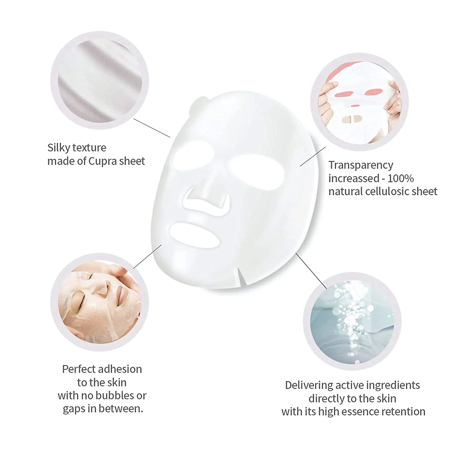 SNP Supercharged Sheet Mask Set | Variety Sheet of 4-Collagen, 4-Aloe, 4-Rose Face Mask Sheet | Facial Mask for Hydrating and Moisturizing | Korean Skincare Gift Set | 12 Sheets - Image 2