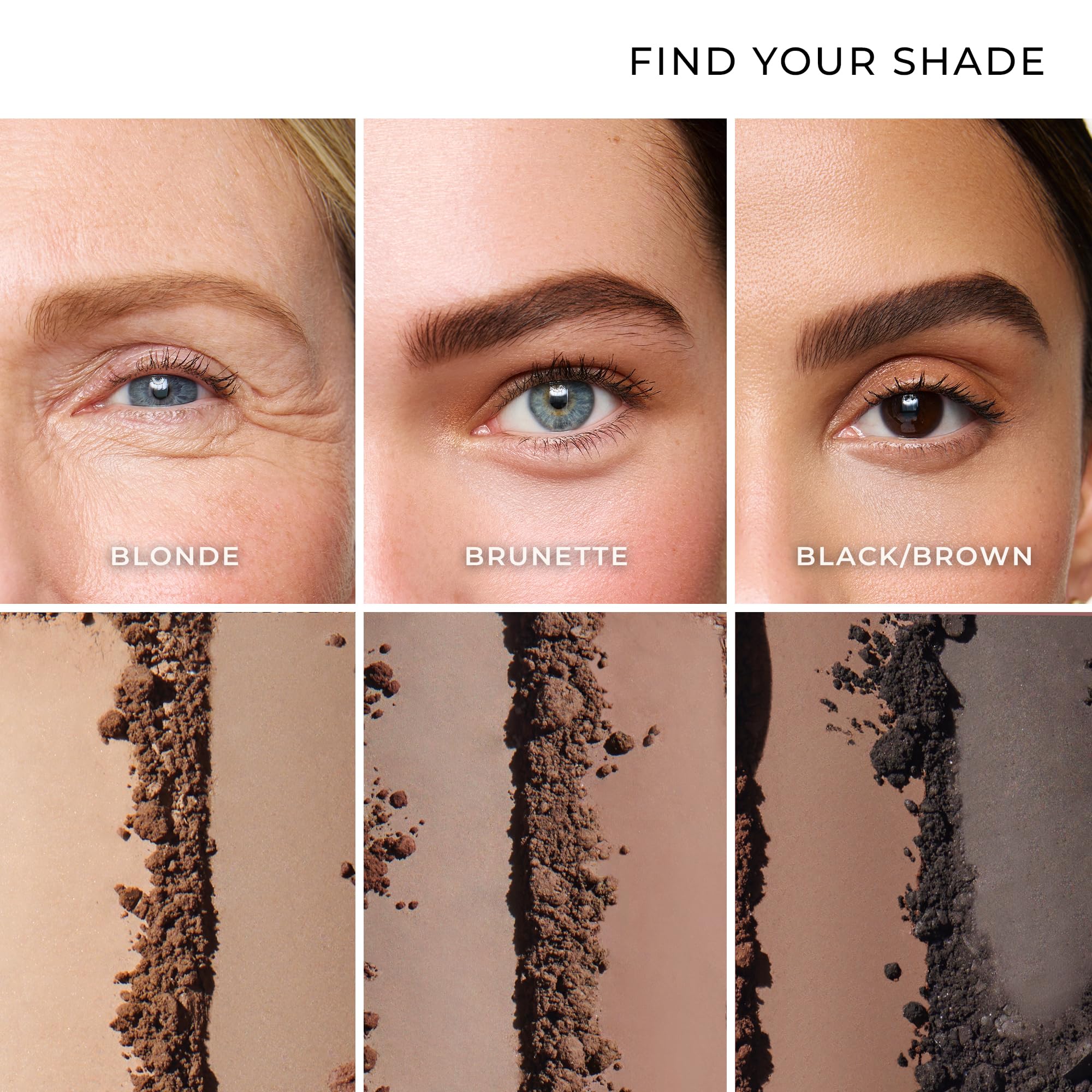 Soft Brow Define & Fill Powder Duo, Includes Dual ended Brush, Vegan and Cruelty Free (Blonde) - Image 6