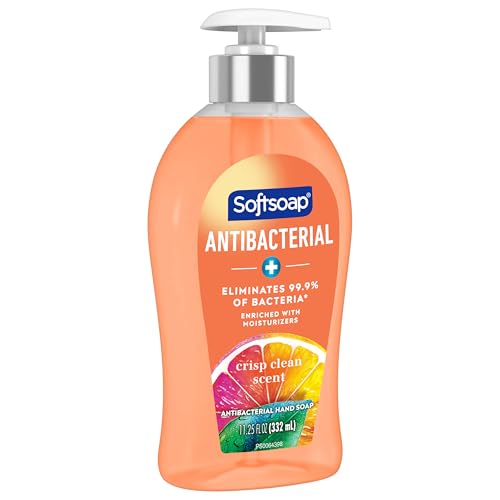 Softsoap Antibacterial Liquid Hand Soap, Crisp Clean Scent, 11.25 Ounce, 6 Pack - Image 2