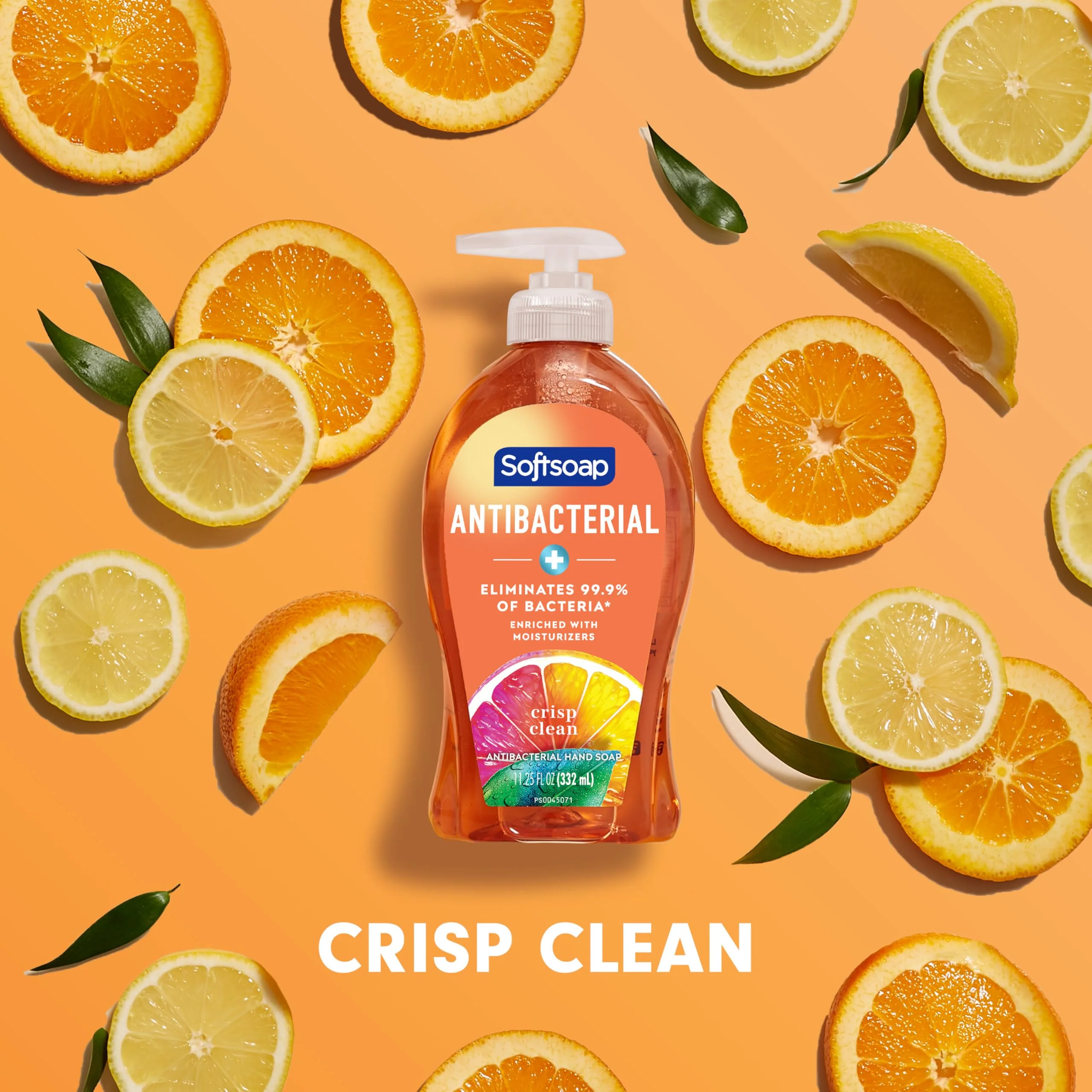 Softsoap Antibacterial Liquid Hand Soap, Crisp Clean Scent, 11.25 Ounce, 6 Pack - Image 6