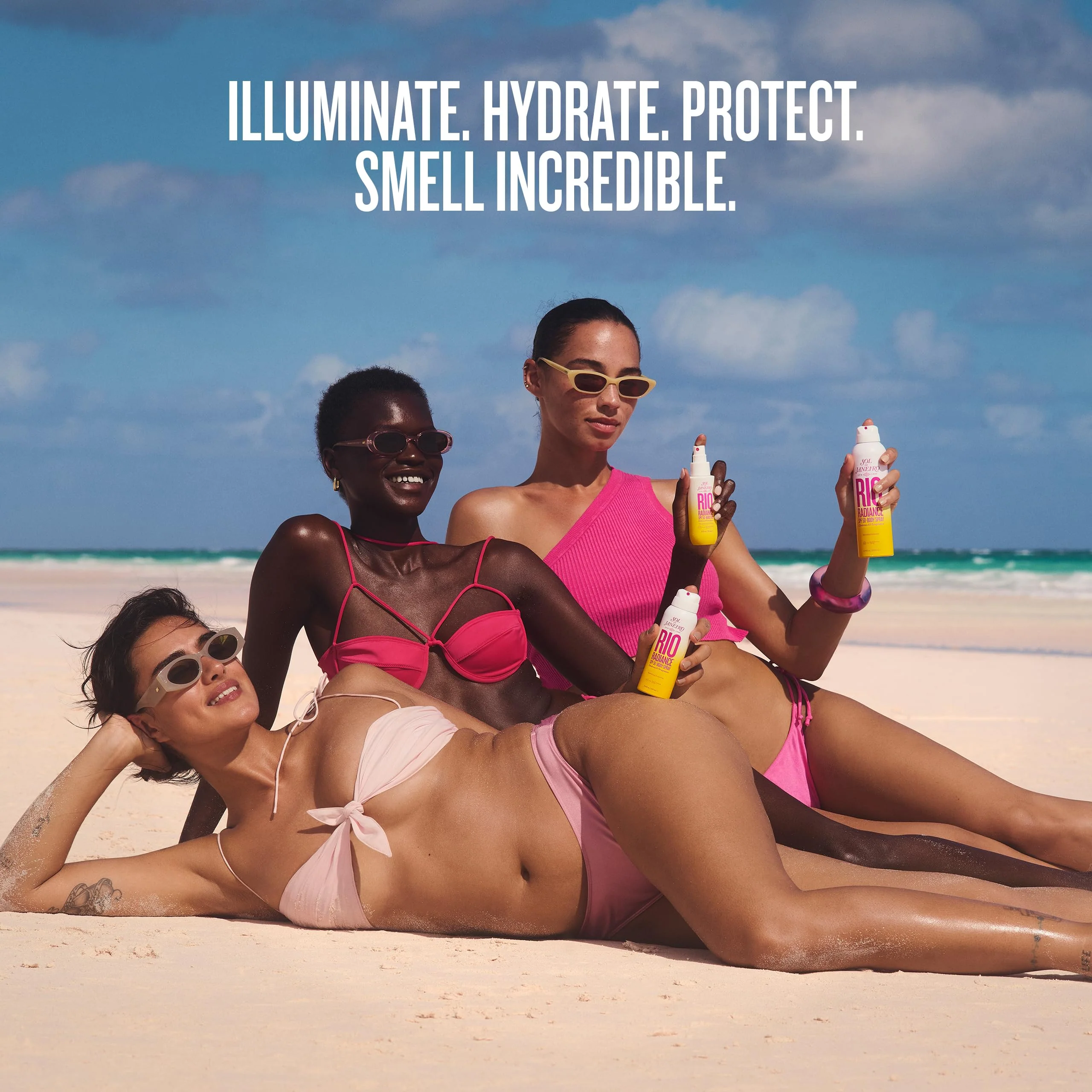 SOL DE JANEIRO Rio Radiance SPF 50 Body Spray Broad Spectrum | Spray Sunscreen for Body | Niacinamide and Antioxidants | Sheer Coverage | UV Protection - Image 3