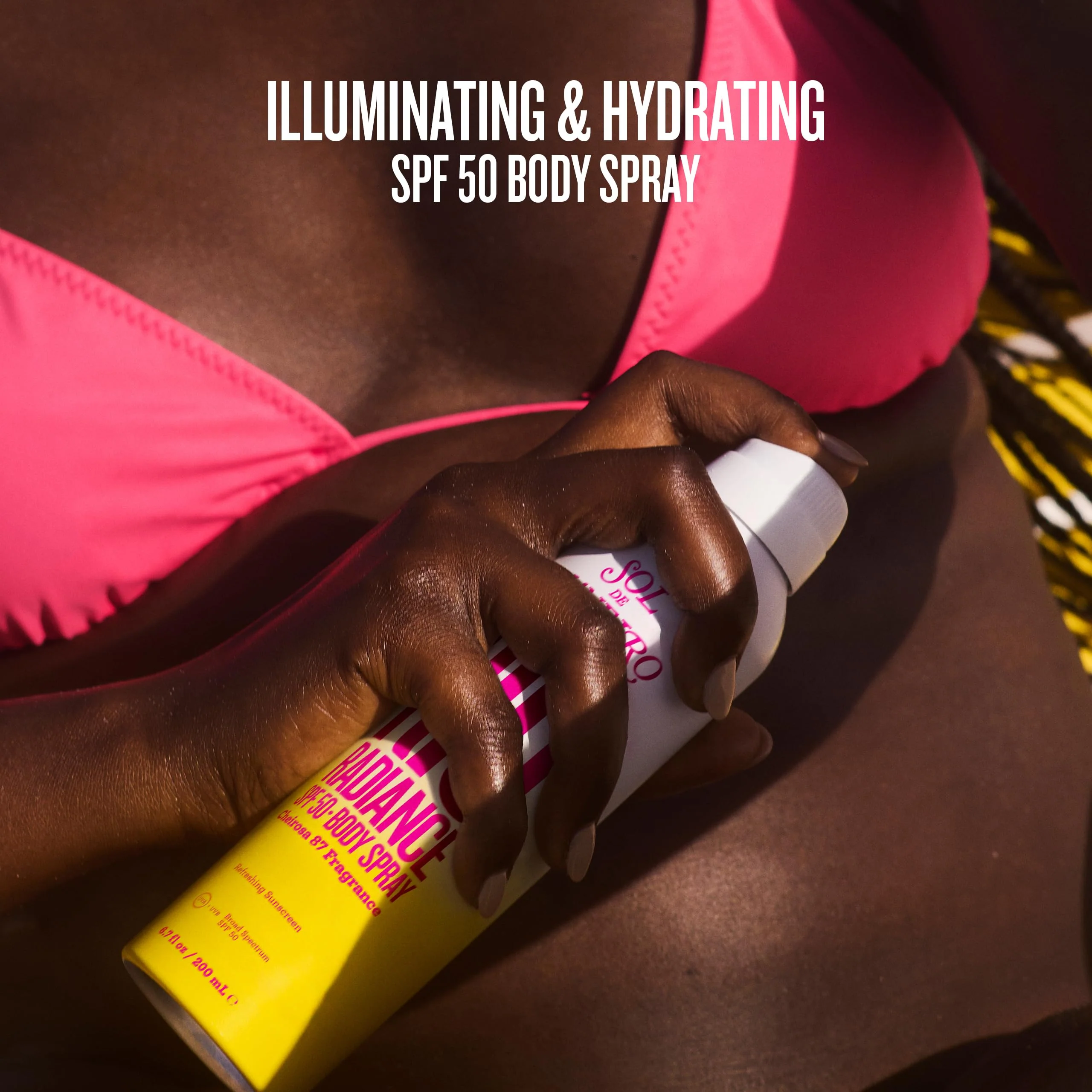 SOL DE JANEIRO Rio Radiance SPF 50 Body Spray Broad Spectrum | Spray Sunscreen for Body | Niacinamide and Antioxidants | Sheer Coverage | UV Protection - Image 8