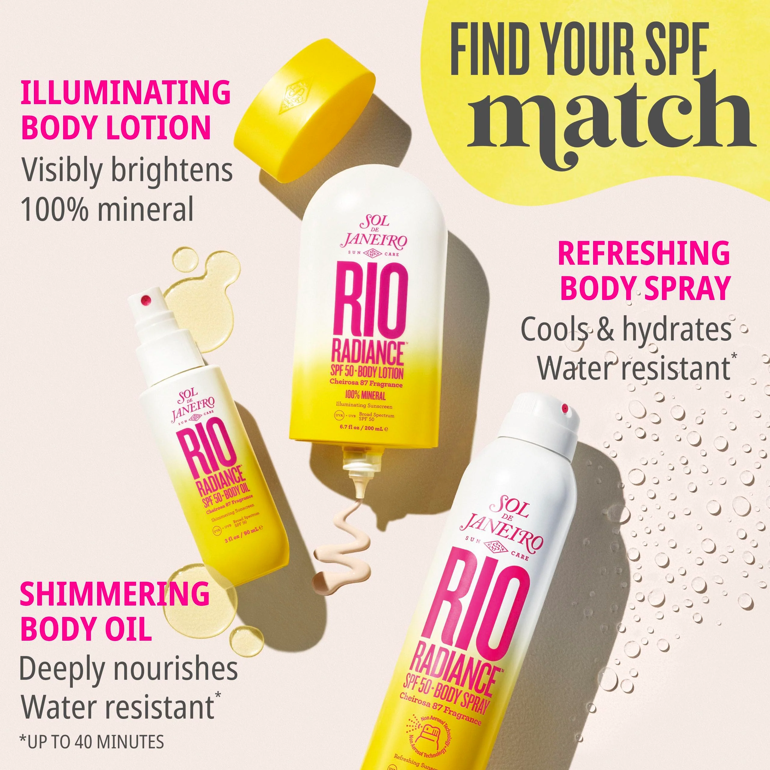 Sol de Janeiro Rio Radiance Sunscreen Lotion 100% Mineral UVA/UVB Broad Spectrum SPF 50 - Image 4