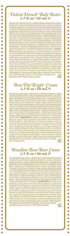 SOL DE JANEIRO Rio Trio Mini Vanilla Body Cream Discovery Set - Brazilian Bum Bum Cream, Delicia Drench Body Butter, Bom Dia Bright 50 ml - Amazon Exclusive Trial Set ($48 value) - Image 2