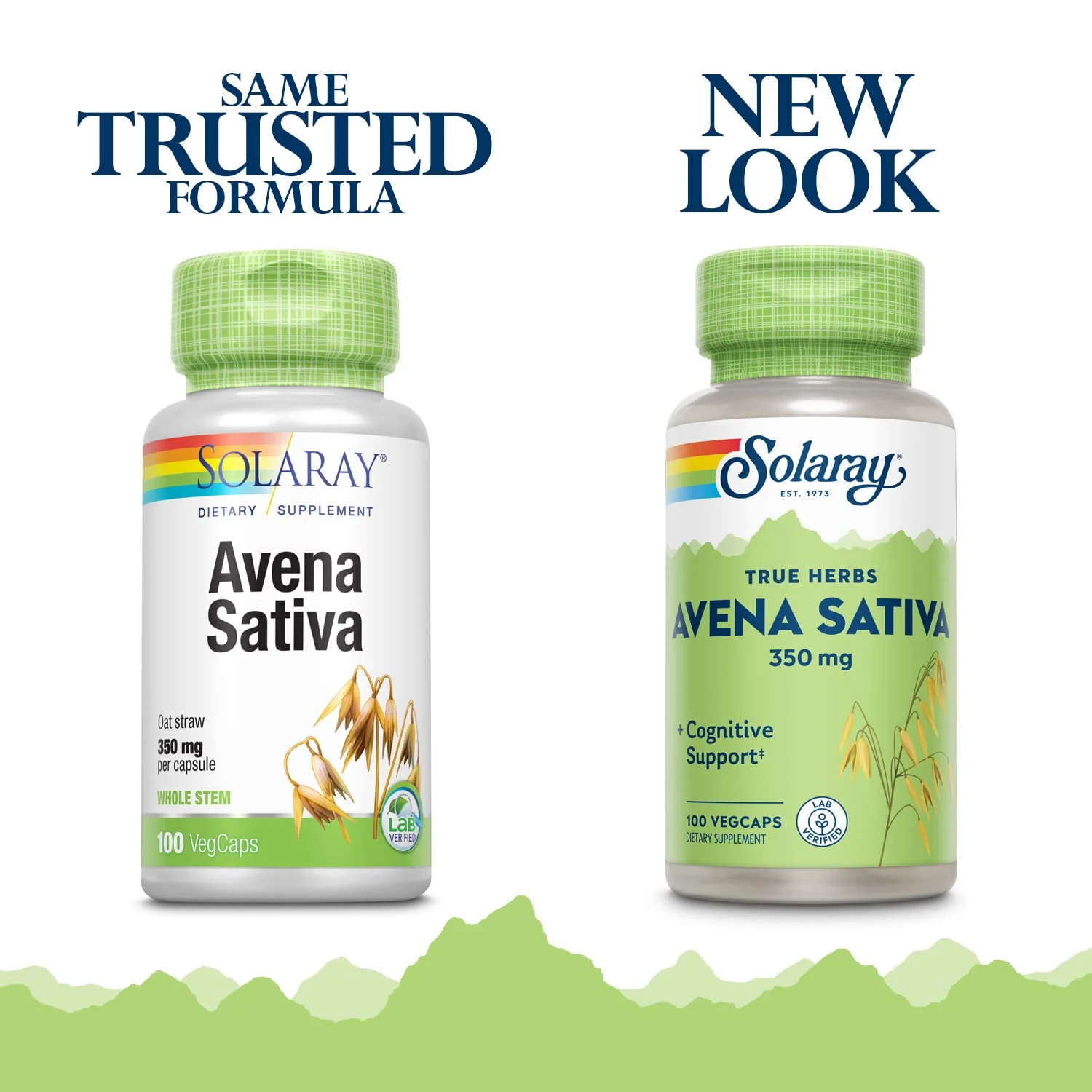 SOLARAY Avena Sativa, 350 mg | 100 Count - Image 2