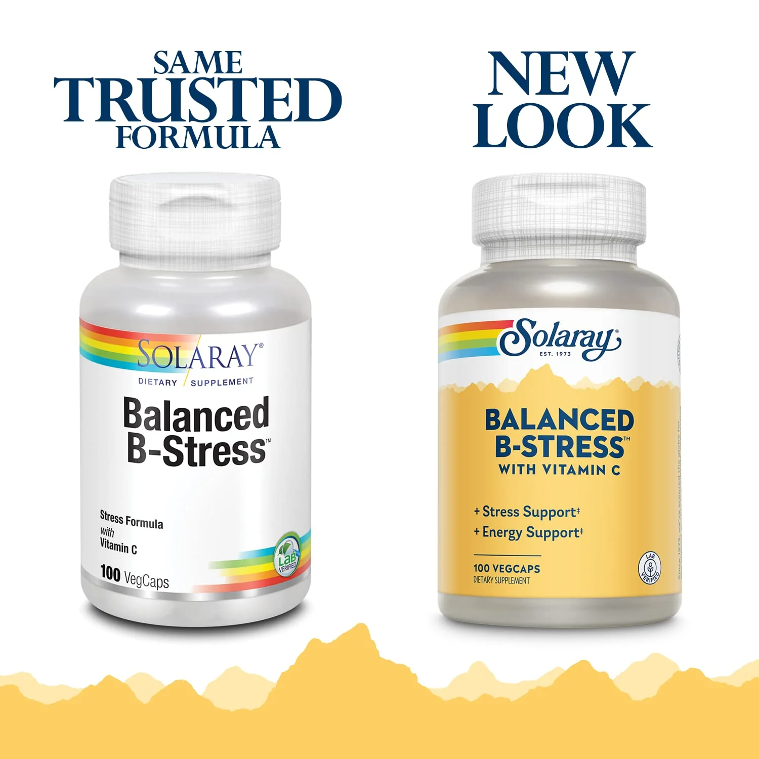 SOLARAY B-Stress Supplement | 100 Count - Image 2