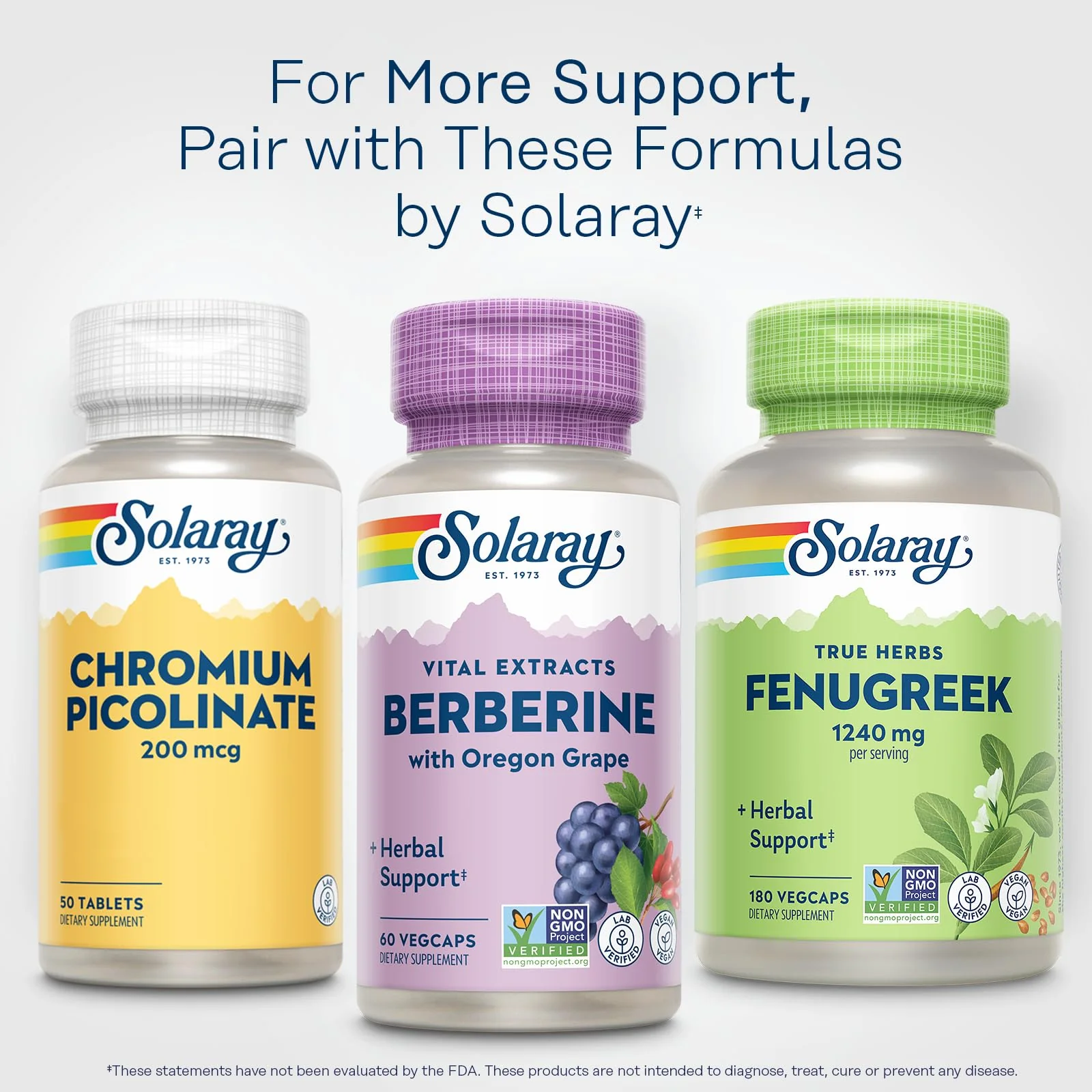 SOLARAY Berberine 250mg - Berberine Supplement for a Healthy, Active Lifestyle - with Berberine HCl from Indian Barberry Plus Oregon Grape - Vegan, Non-GMO, 60-Day Guarantee - 60 Servings, 60 VegCaps - Image 6