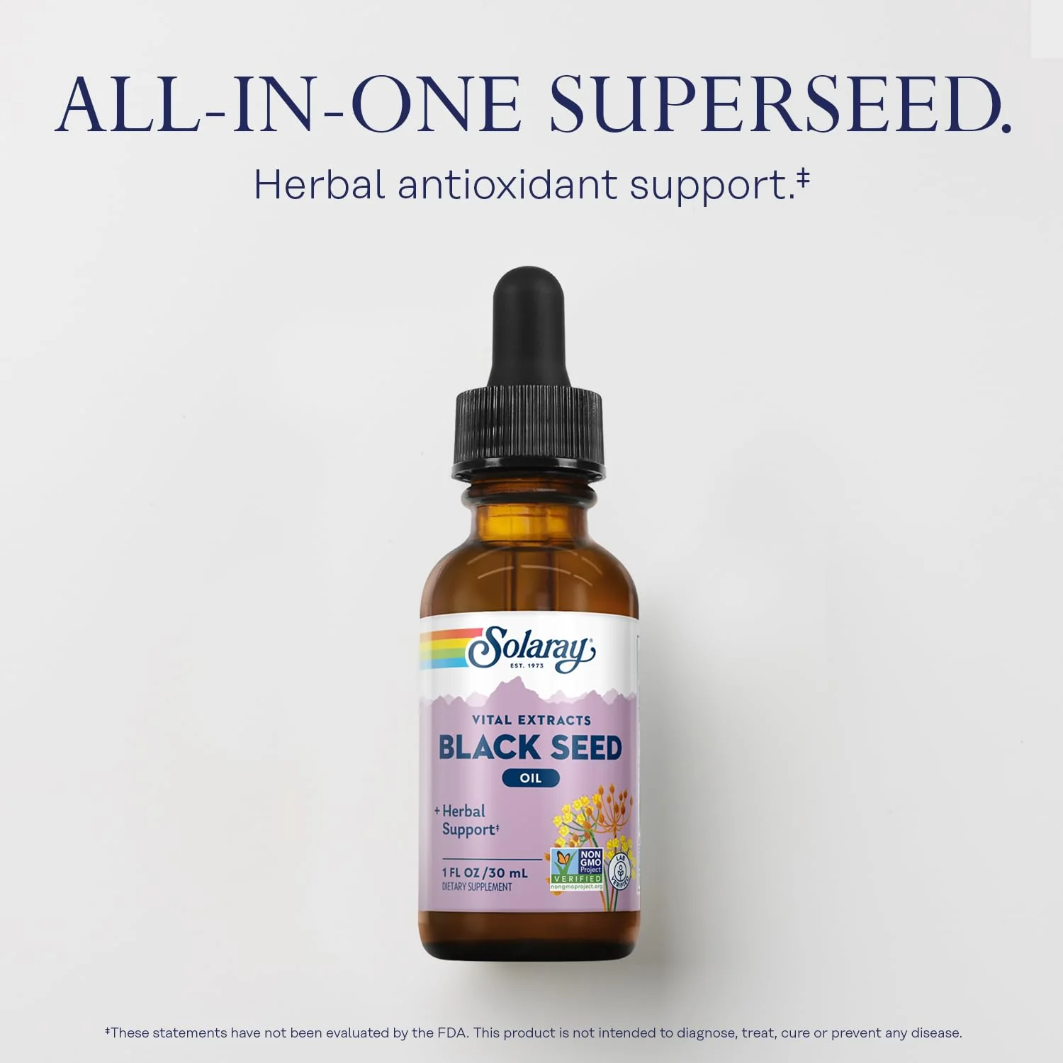 Solaray, Black Seed 7% Thymoquinone, 1 Fl Oz - Image 4