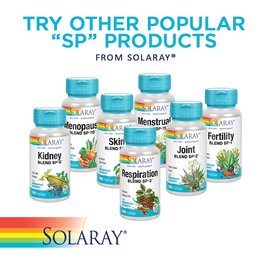 SOLARAY Female Hormone Blend SP-7C | W/Black Cohosh, Dong Quai, Passion Flower, Wild Yam & More | 100 VegCaps, 50 Serv. - Image 6