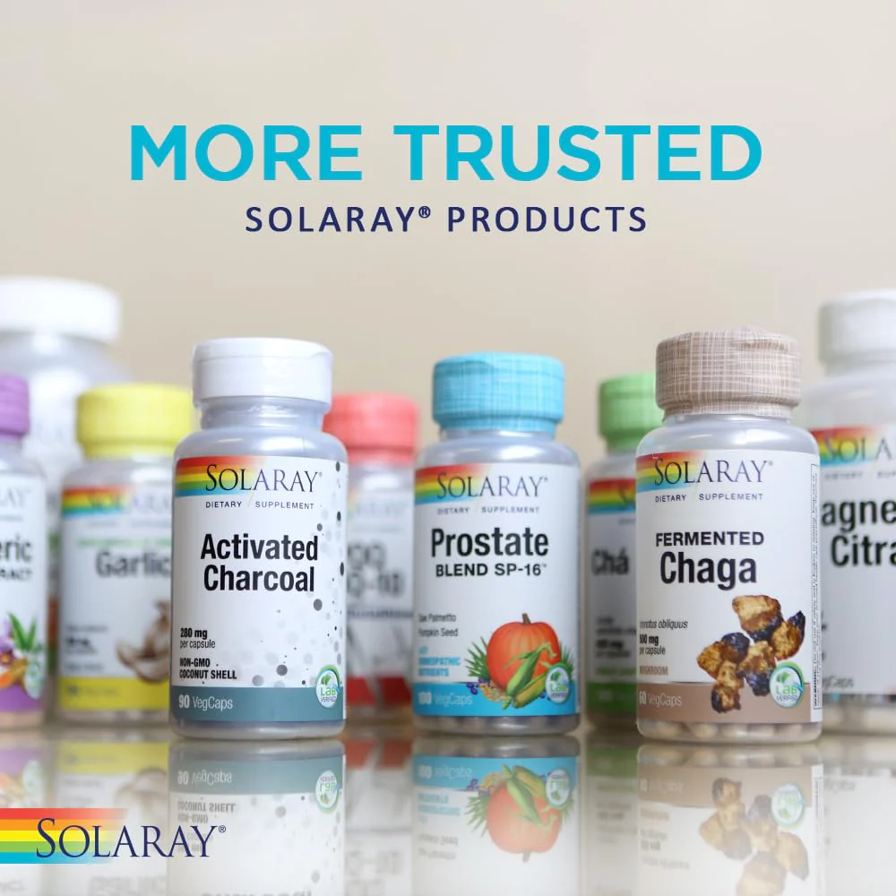 SOLARAY Fermented Ginger Root 400mg | 100 VegCaps - Image 2