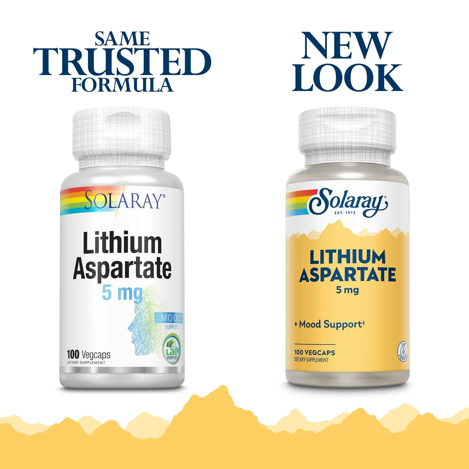 SOLARAY Lithium Aspartate Supplement 5 mg for Men & Women - Daily Trace Mineral Support, Low Dose Lithium Supplement Capsules - 100 Veg Cap Ct - Image 2