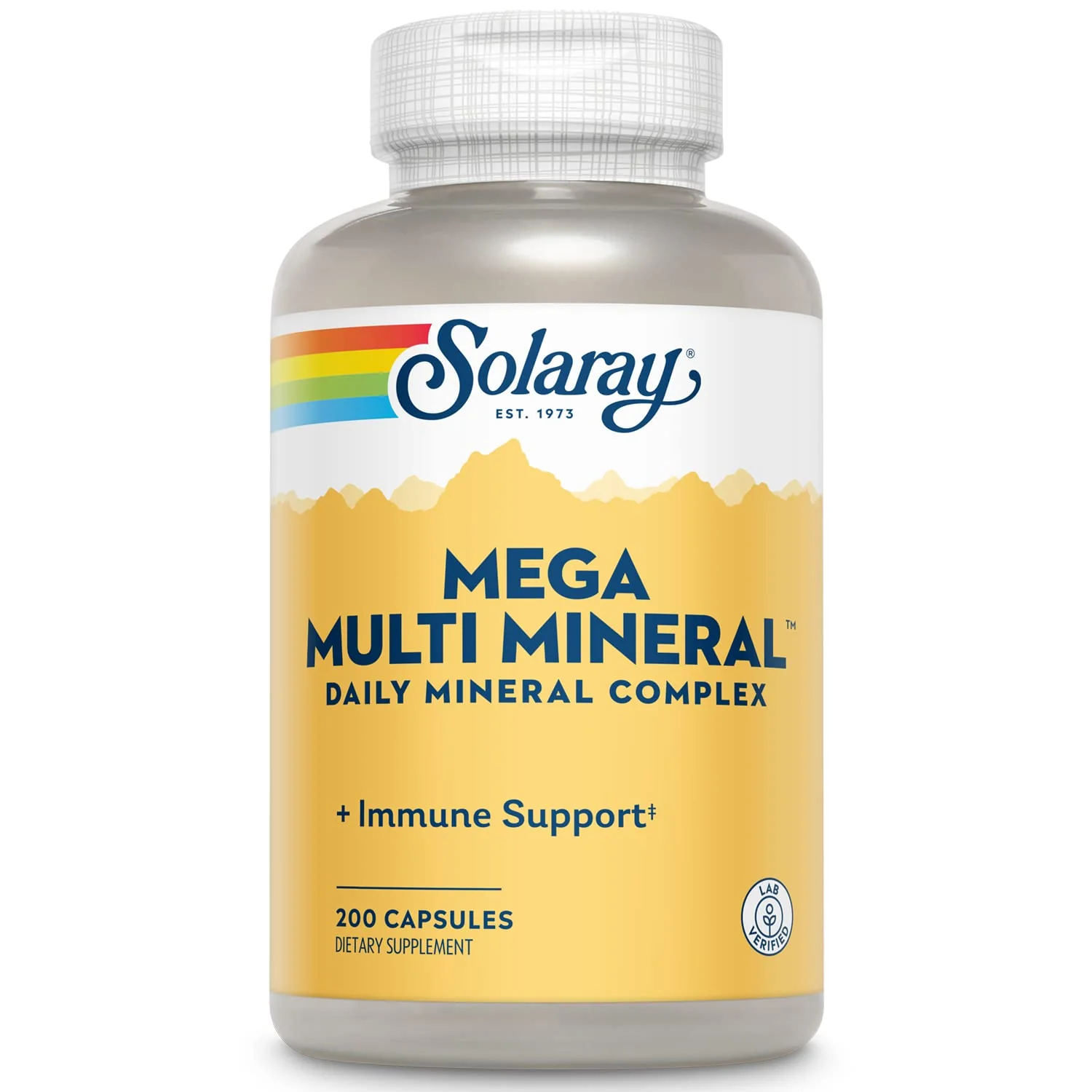 Solaray Mega Multi Mineral | 200 Capsules