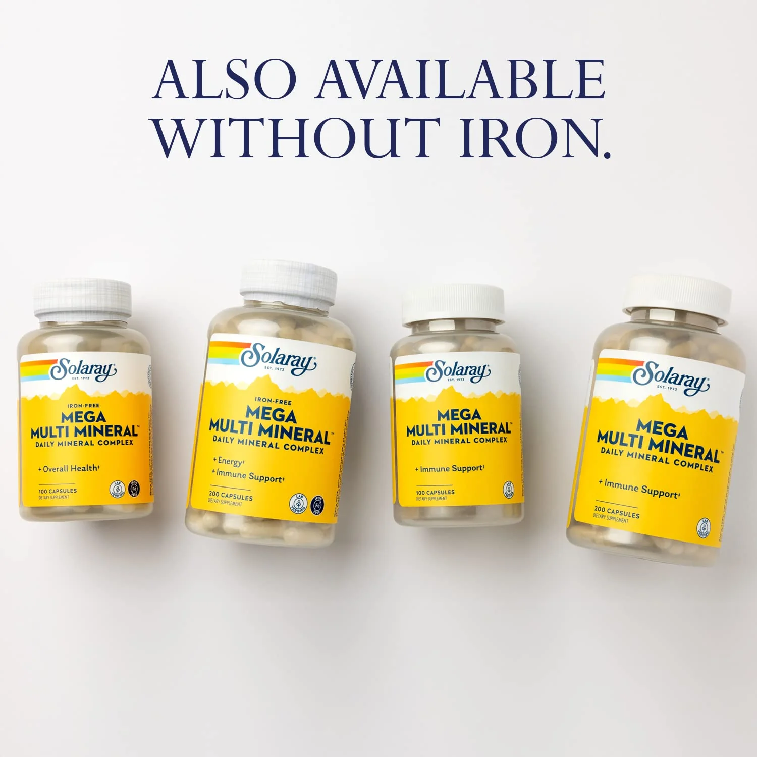 Solaray Mega Multi Mineral | 200 Capsules - Image 7