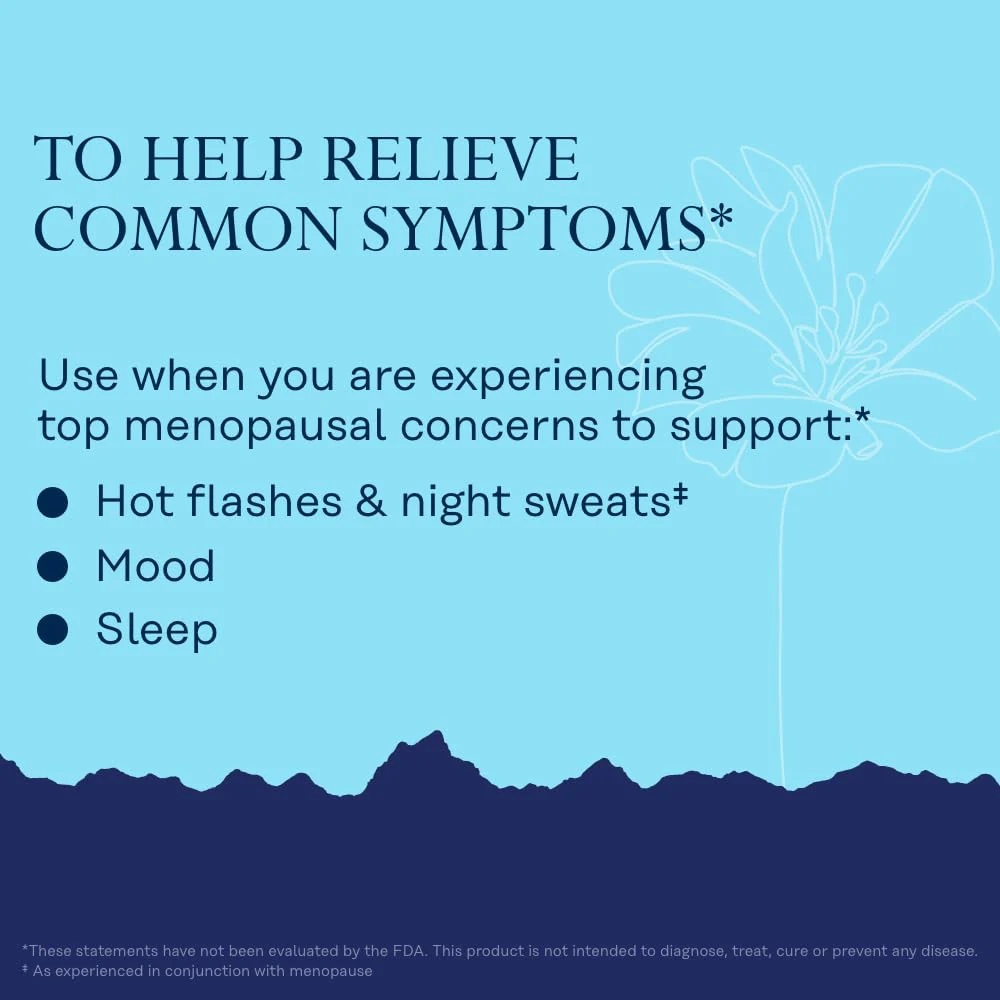 SOLARAY Menopause her Life Stages - Menopause Supplements for Women - Supports Mood, Sleep, Hot Flashes, Night Sweats - Vegan, Gluten Free - 60-Day Guarantee - 30 Servings, 60 VegCaps - Image 5