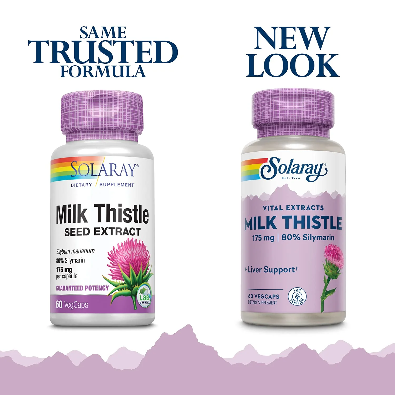 SOLARAY Milk Thistle Seed Extract 175mg Antioxidant Intended to Help Support a Normal, Healthy Liver Non-GMO & Vegan - Image 2