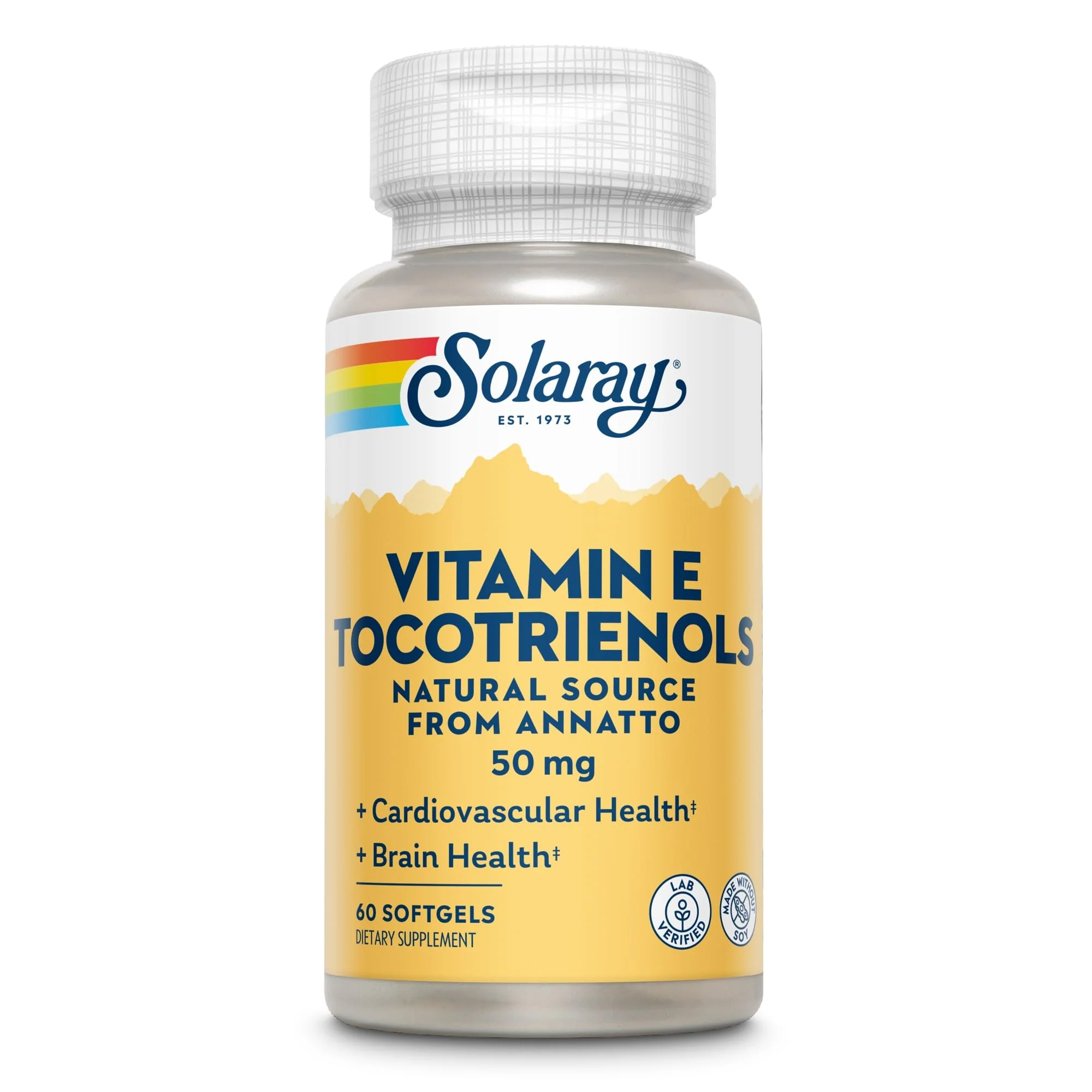 SOLARAY Vitamin E Tocotrienols 50mg | Healthy Brain Function Support | Soy Free | 50ct - Image 4