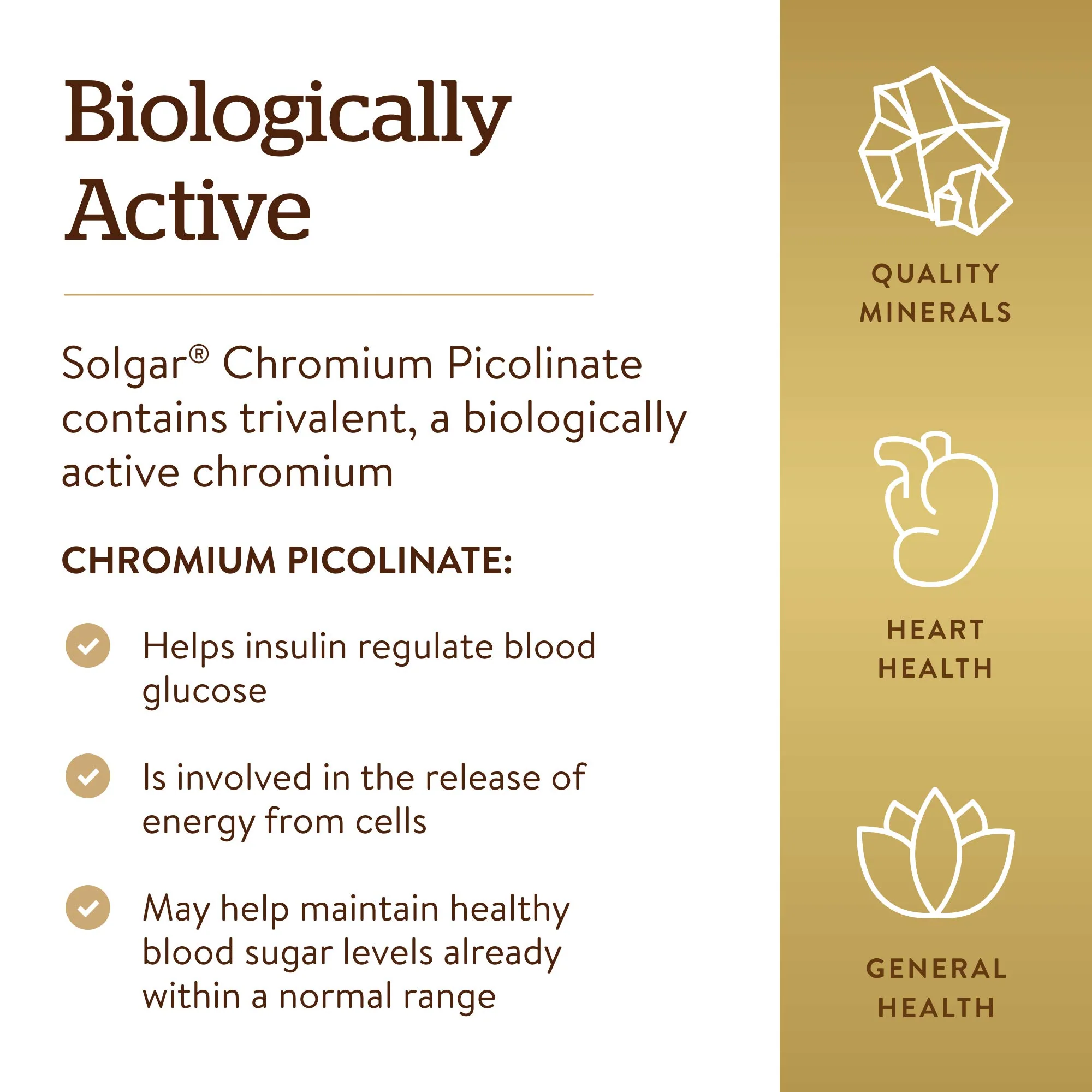 Solgar Chromium Picolinate 200 mcg, 180 Vegetable Capsules - Supports Healthy Blood Sugar Metabolism - Non-GMO, Vegan, Gluten Free, Dairy Free, Kosher - 180 Servings - Image 4