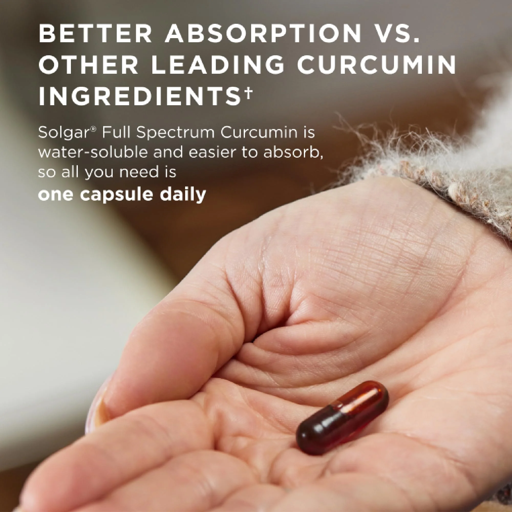 Solgar Full Spectrum Curcumin - 60 LiCaps - Superior Absorption - Brain, Joint & Immune Health - Non-GMO, Vegan, Gluten Free, Dairy Free - 60 Servings - Image 3