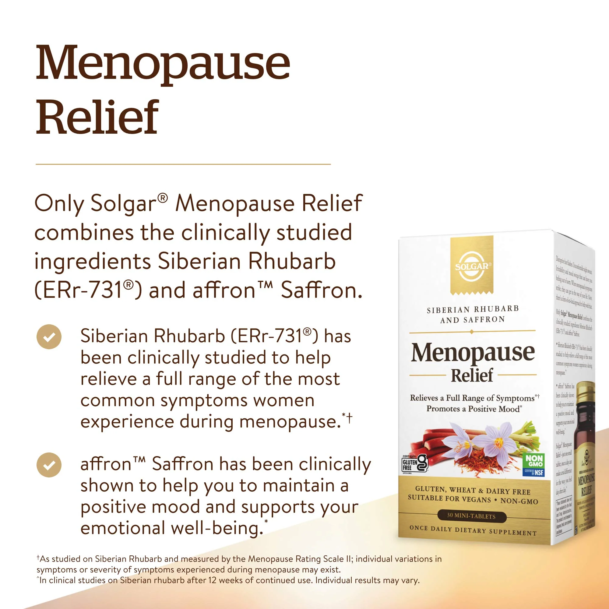 Solgar Menopause Relief - 30 Tablet - Image 3