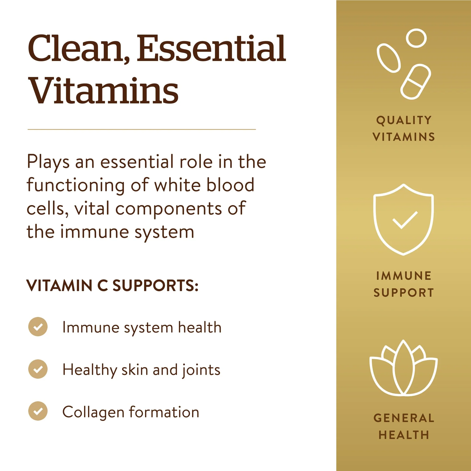 Solgar Vitamin C 1000 mg, 250 Vegetable Capsules - Antioxidant & Immune Support - Overall Health - Healthy Skin & Joints - Bioflavonoids Supplement - Non GMO, Vegan, Gluten No, Kosher - 250 Servings - Image 6