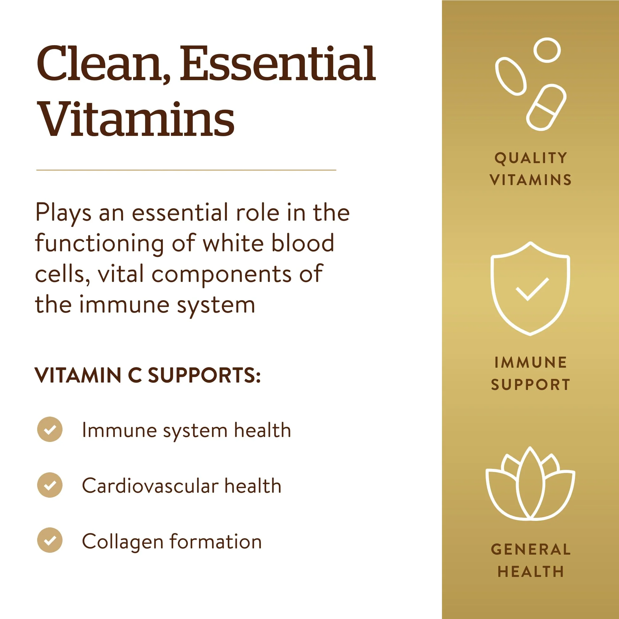 Solgar Vitamin C 500 mg, 100 Vegetable Capsules - Antioxidant & Immune Support - Overall Health - Supports Healthy Skin & Joints - Non GMO, Vegan, Gluten Free, Kosher - 100 Servings - Image 5