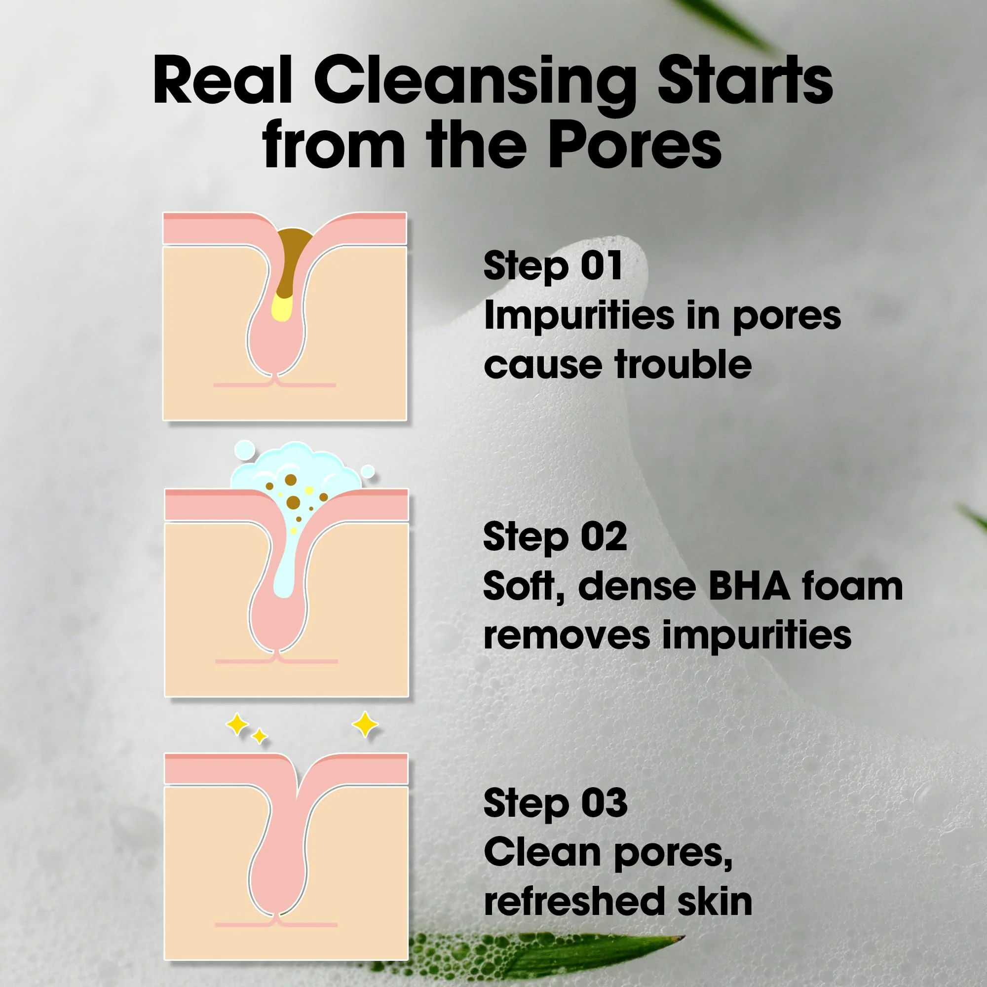 SOME BY MI AHA BHA PHA 30 Days Miracle Acne Clear Foam – 3.38oz, 100ml – Korean Acne Face Wash for Smooth & Clear Skin – Salicylic Acid Cleanser for Exfoliation & Sebum Control – Korean Skin Care - Image 6