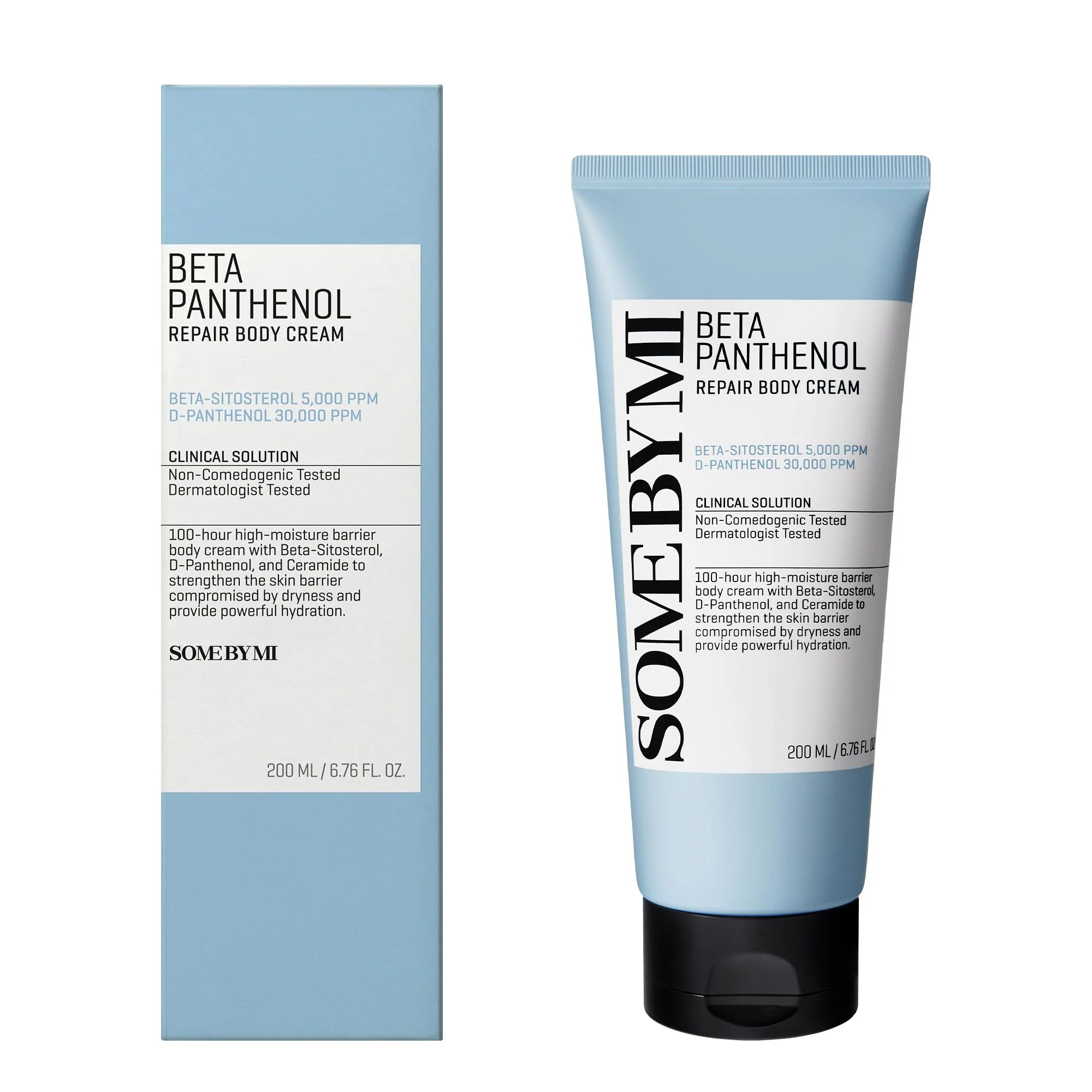 SOME BY MI Beta-Panthenol Repair Body Cream - 6.76Oz, 200ml - Hydrating and Redness-Soothing Daily Korean Panthenol Body Lotion - Rebuilds Body Skin Barrier for Sensitive Skin - Korean Skin Care - Image 2